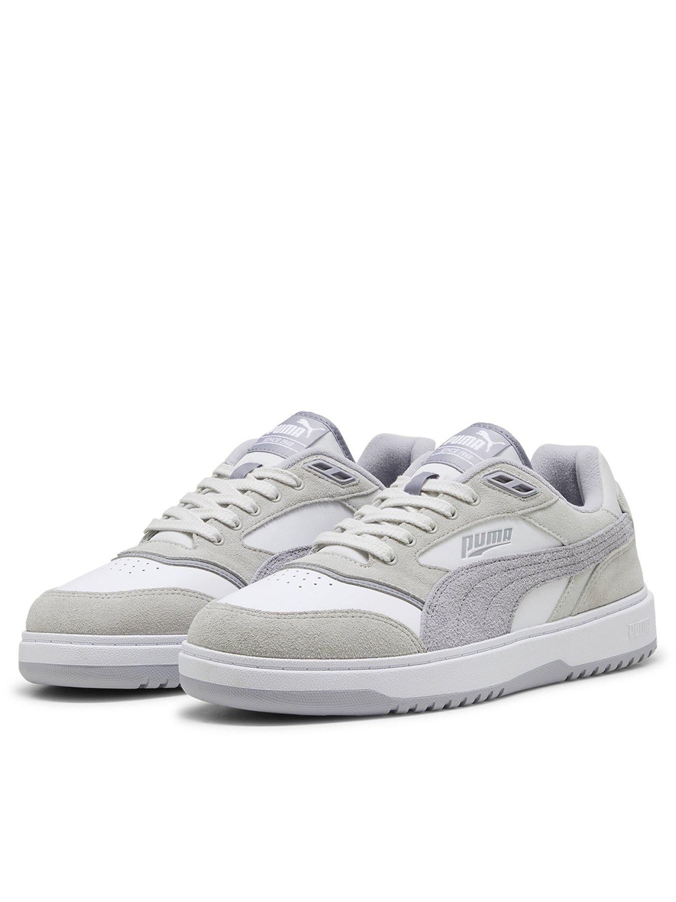 puma-womens-doublecourt-prm-trainers-whitegreystillFront