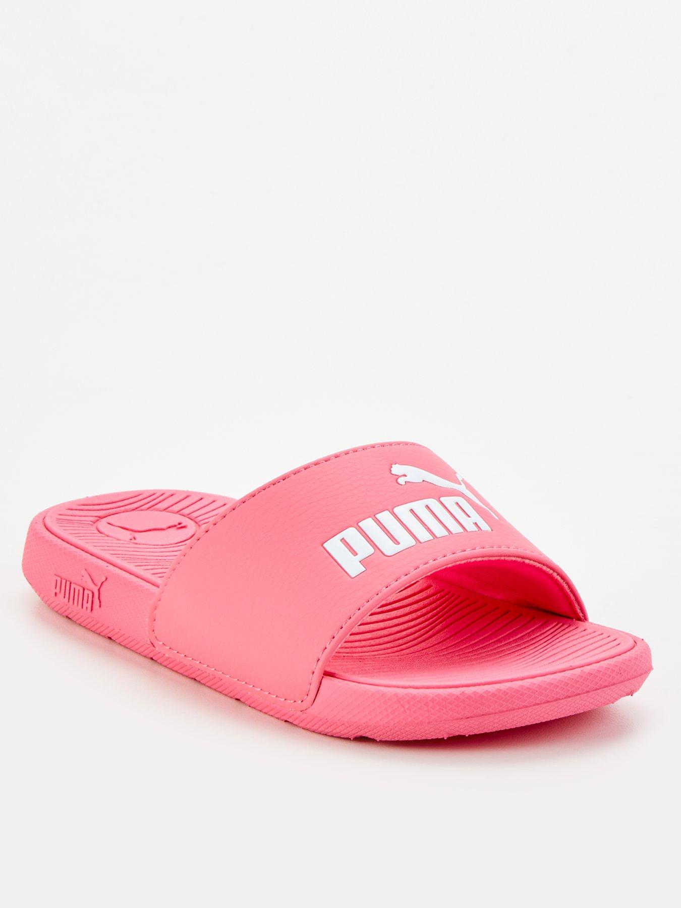 Girls puma slides clearance