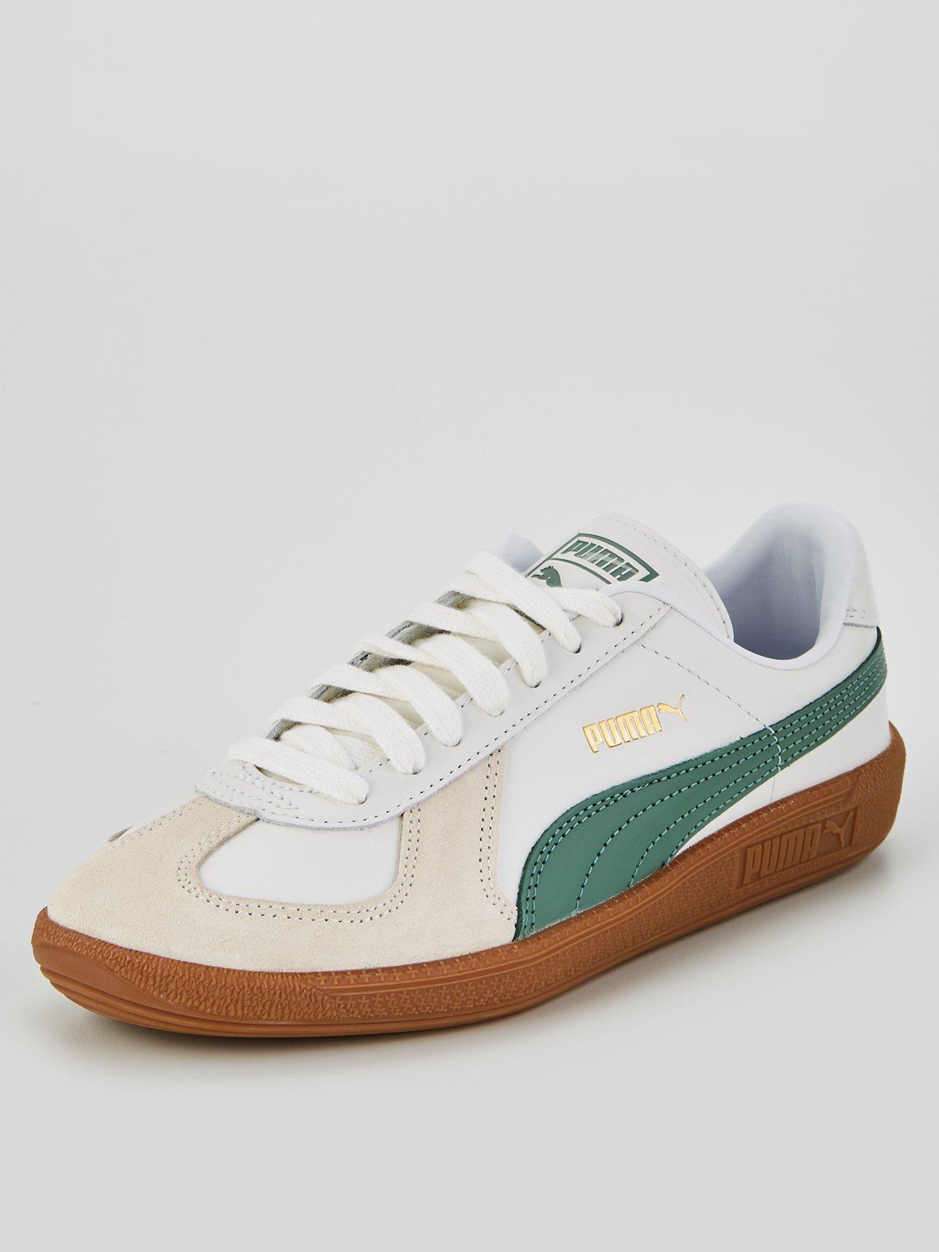 puma-womens-army-trainer-whitegreenstillFront