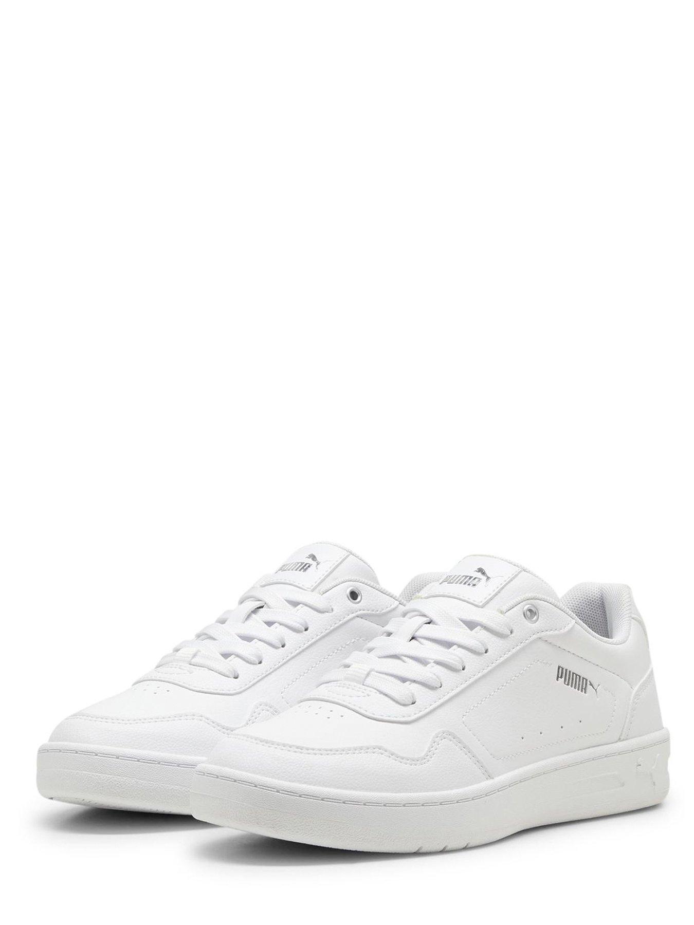 puma-womens-court-classy-trainers-whitewhitestillFront