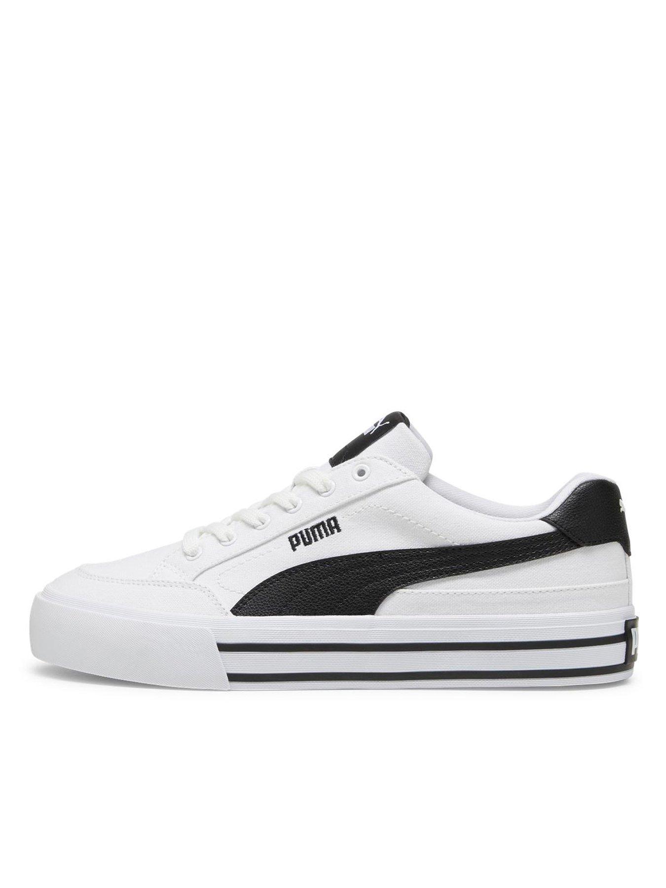 Puma Mens Court Classic Vulc Fs Trainers White navy Very Ireland