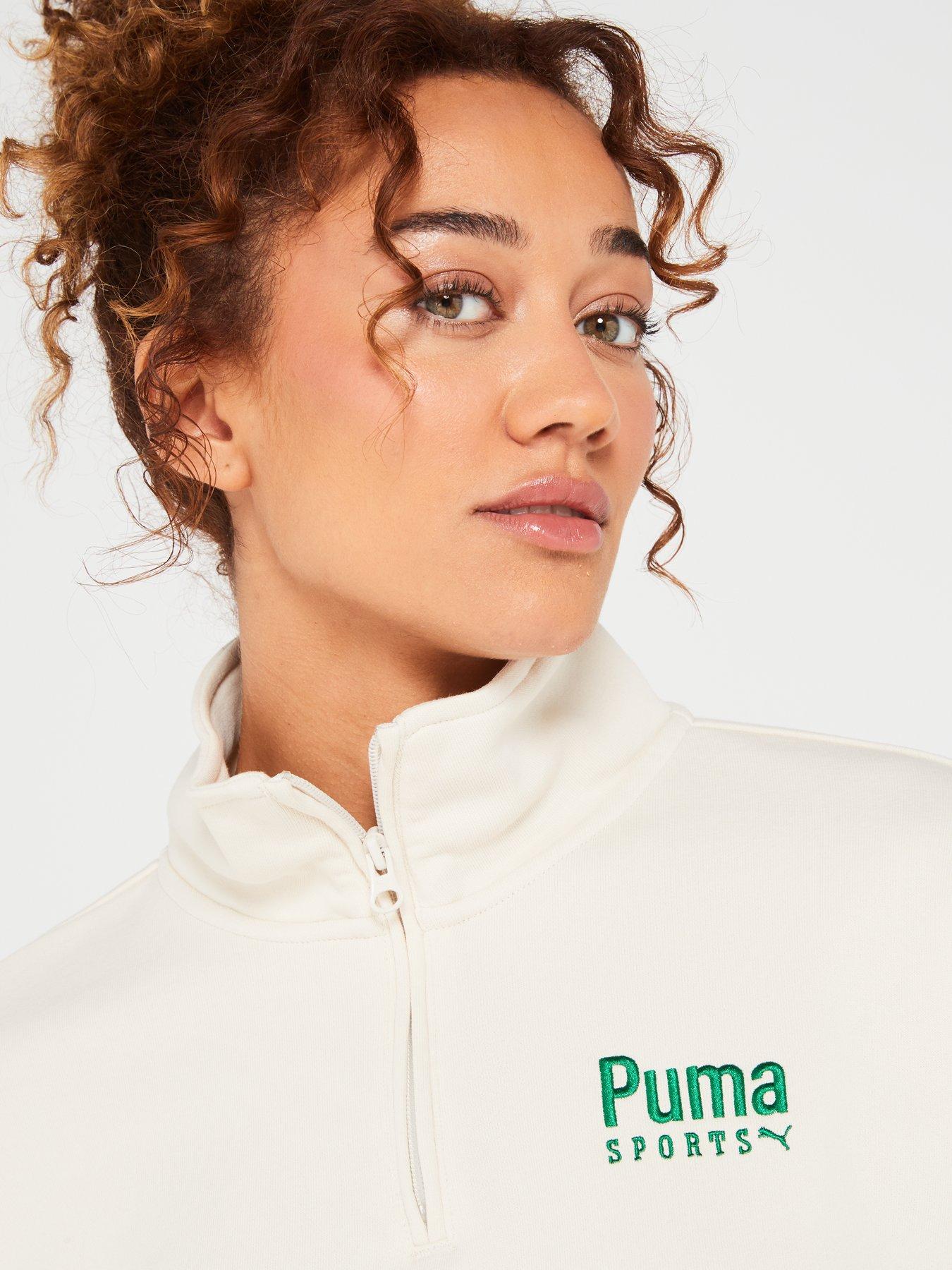 puma-womens-team-half-zip-crew-tr-creamdetail