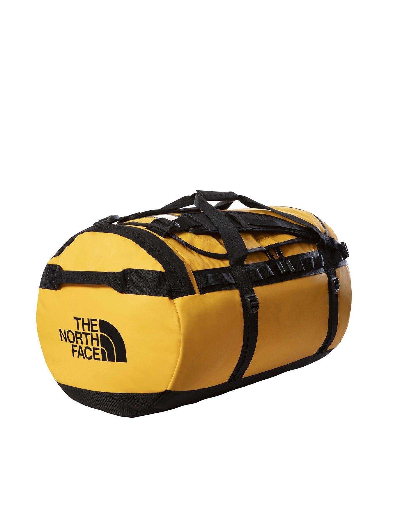 North face duffel top bag medium yellow