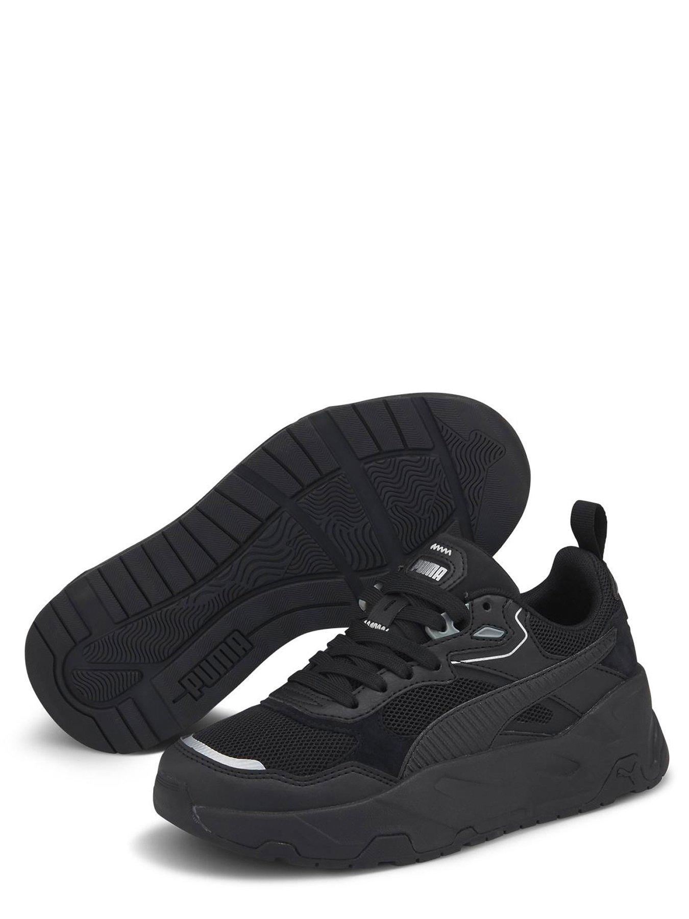 puma-unisex-older-kids-trinity-trainers-blackstillFront