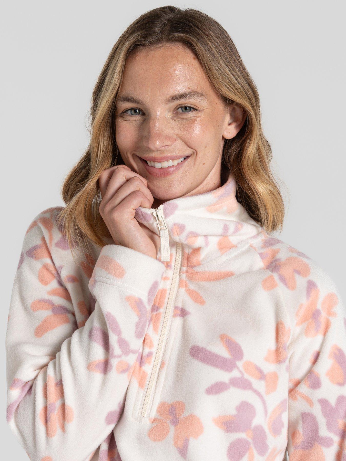 craghoppers-womens-harper-half-zip-pink-printdetail