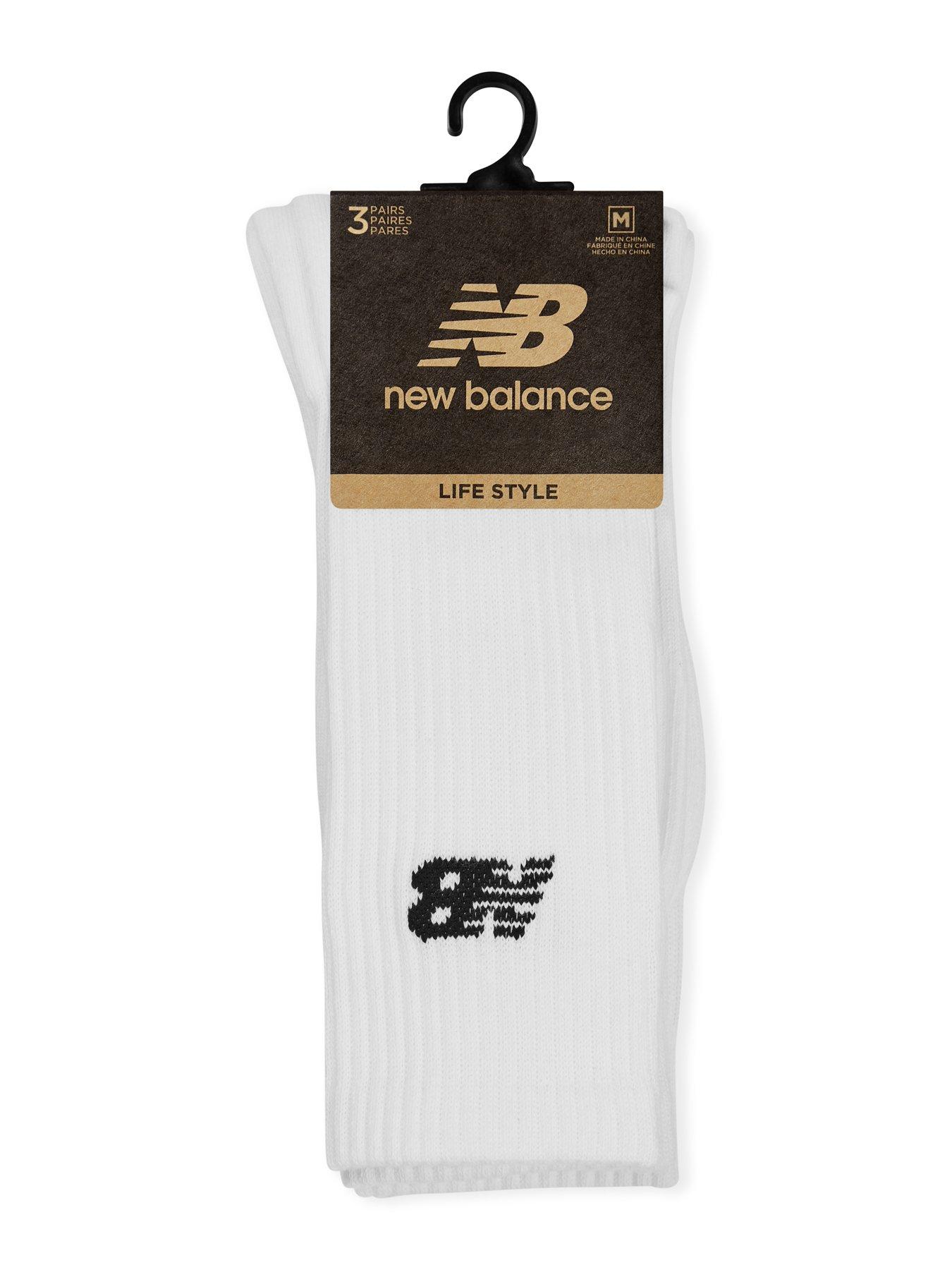 New balance socks white online