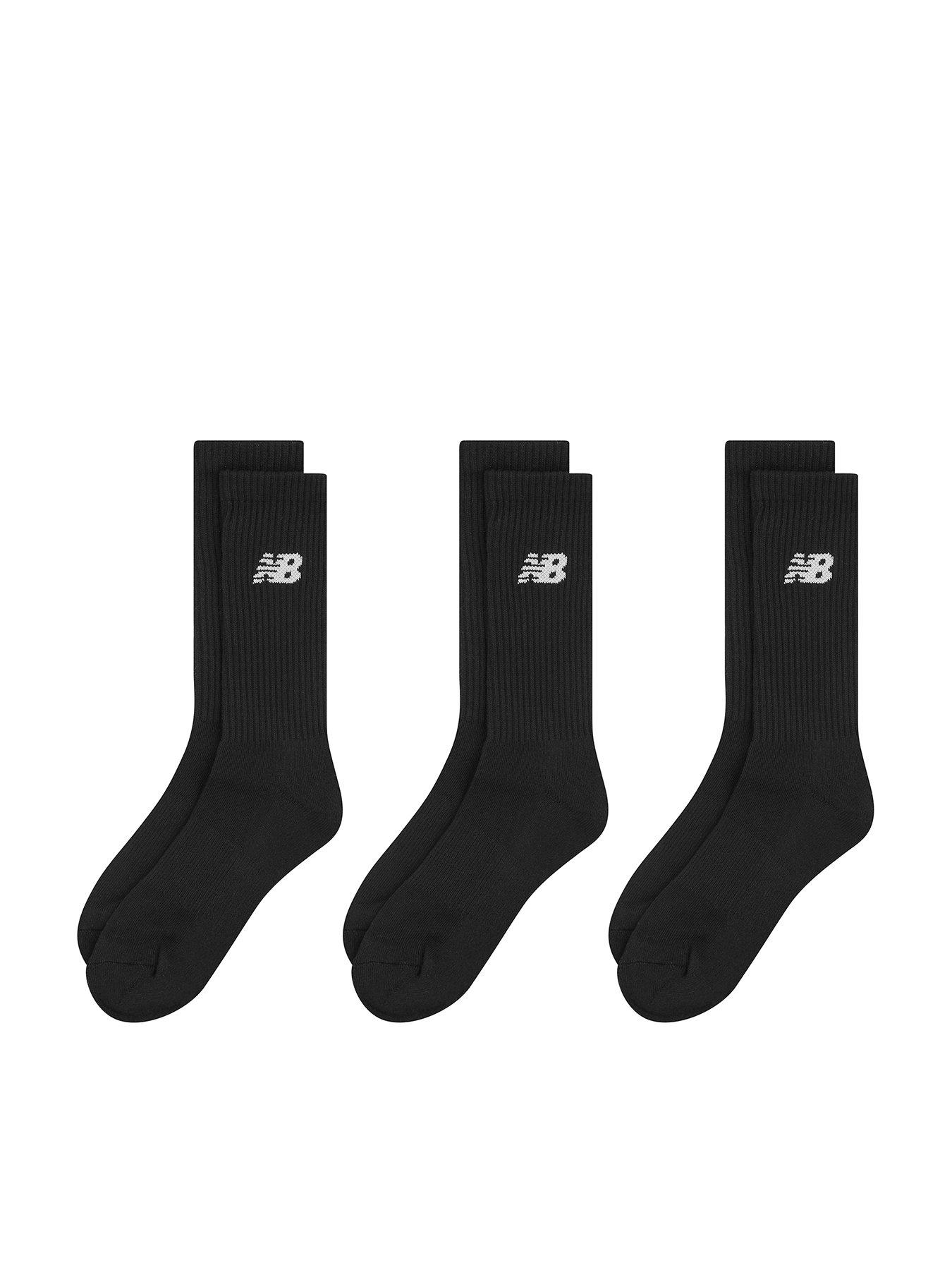 Image 1 of 3 of New Balance NB Everyday crew 3 PACK - Black