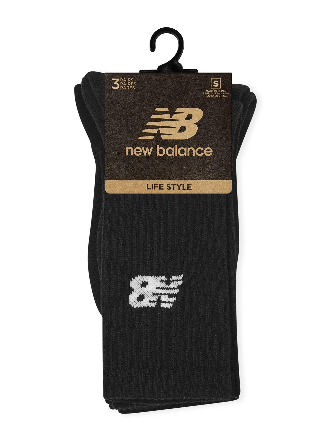 Image 3 of 3 of New Balance NB Everyday crew 3 PACK - Black