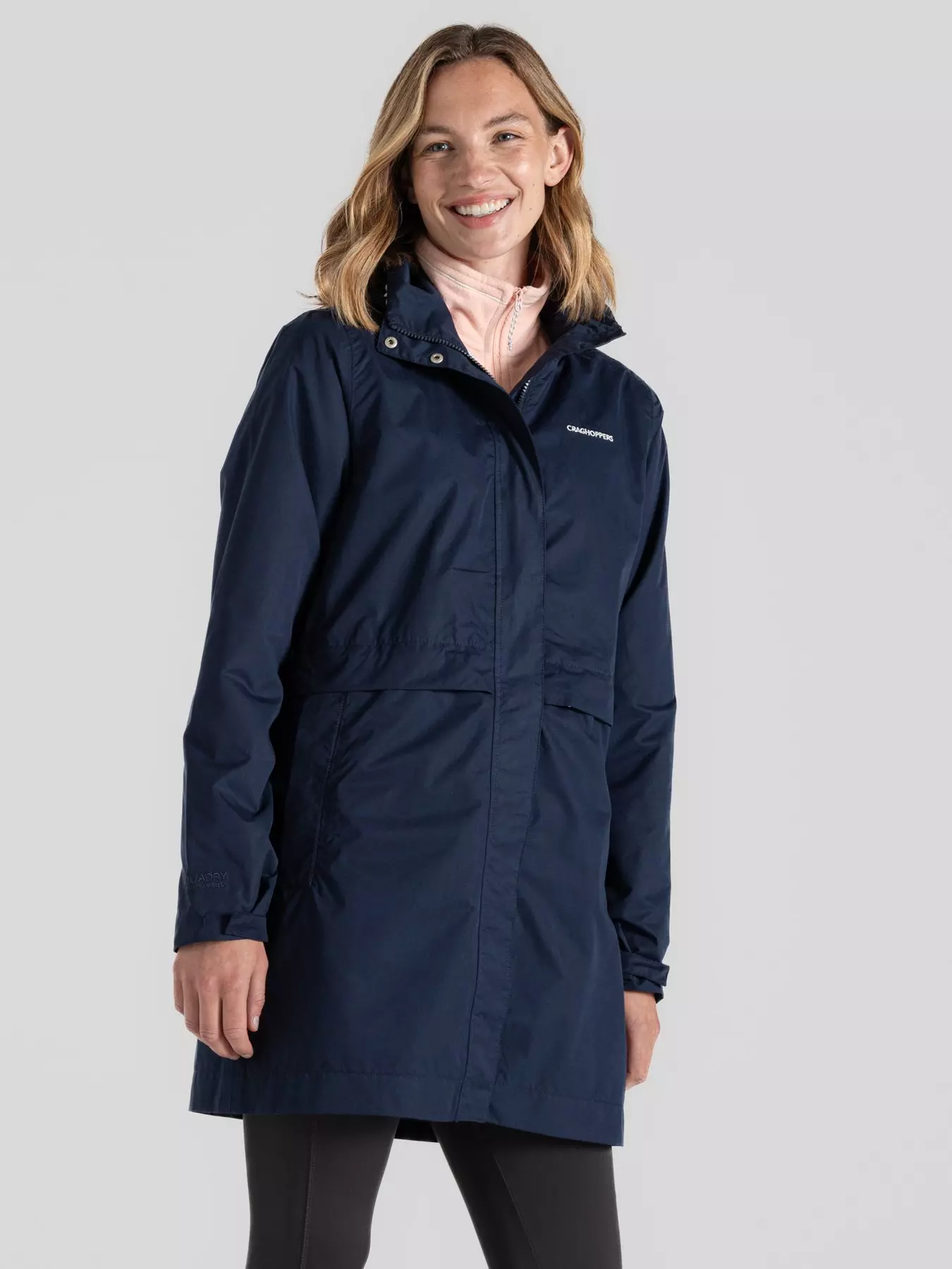 DKNY Women's Hooded 2-Pocket Easy Sportswear Jacket, Thyme, Medium