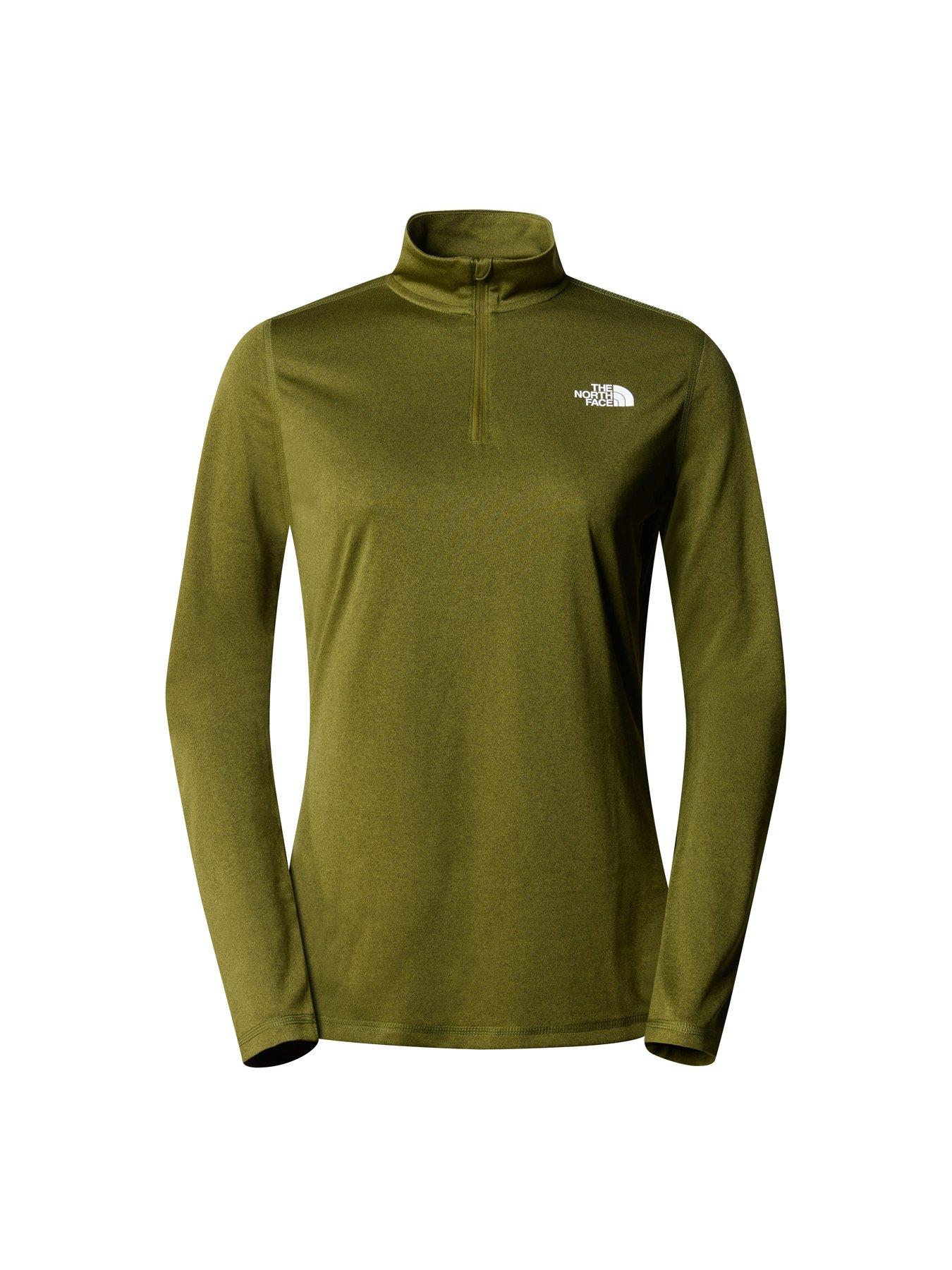 the-north-face-womens-flex-14-zip-olivedetail