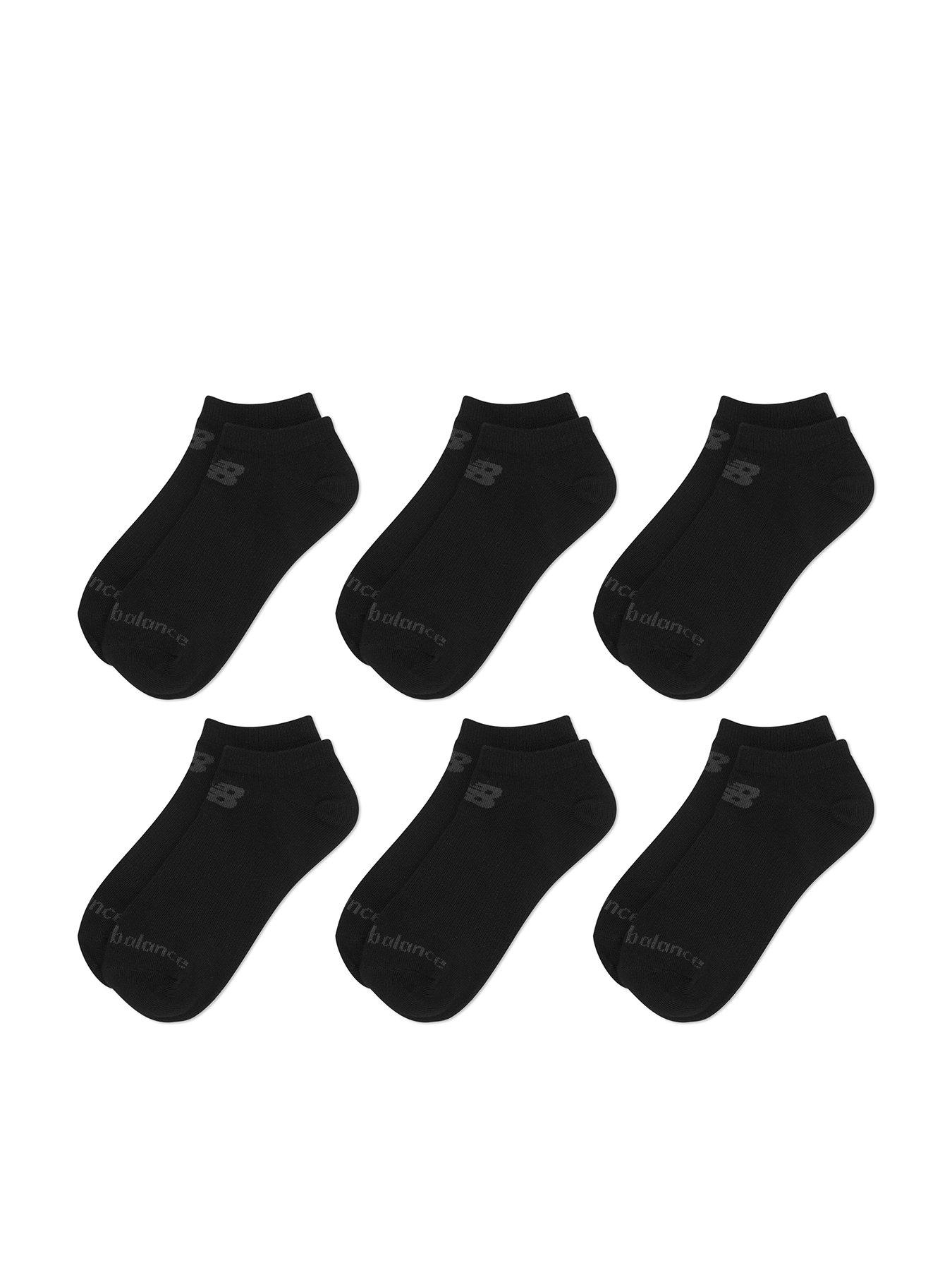 new-balance-no-show-trainer-liner-6-pack-black