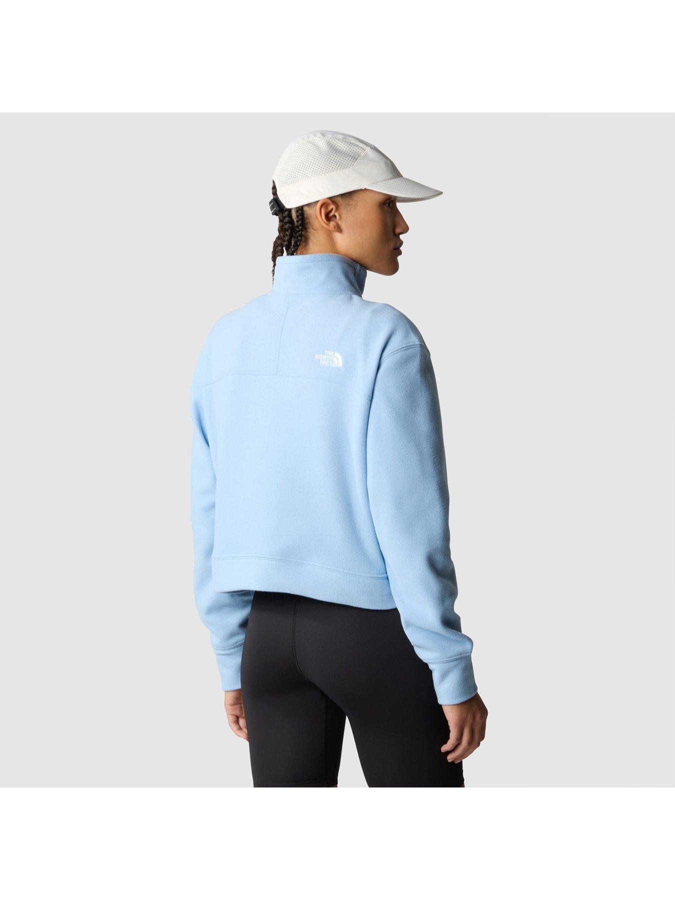 the-north-face-womens-100-glacier-half-zip-bluestillFront