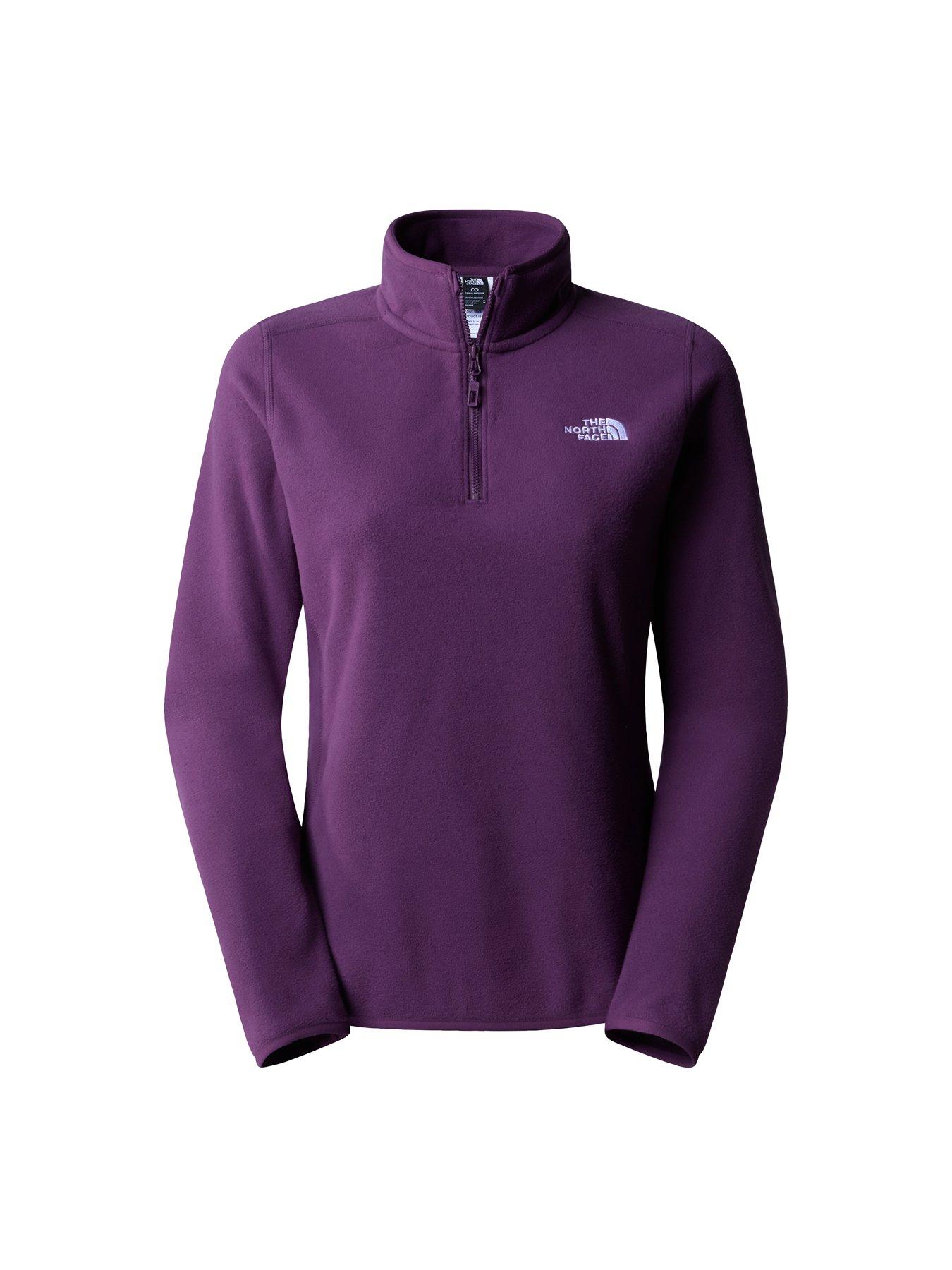 the-north-face-womens-100-glacier-14-zip-top-purpledetail