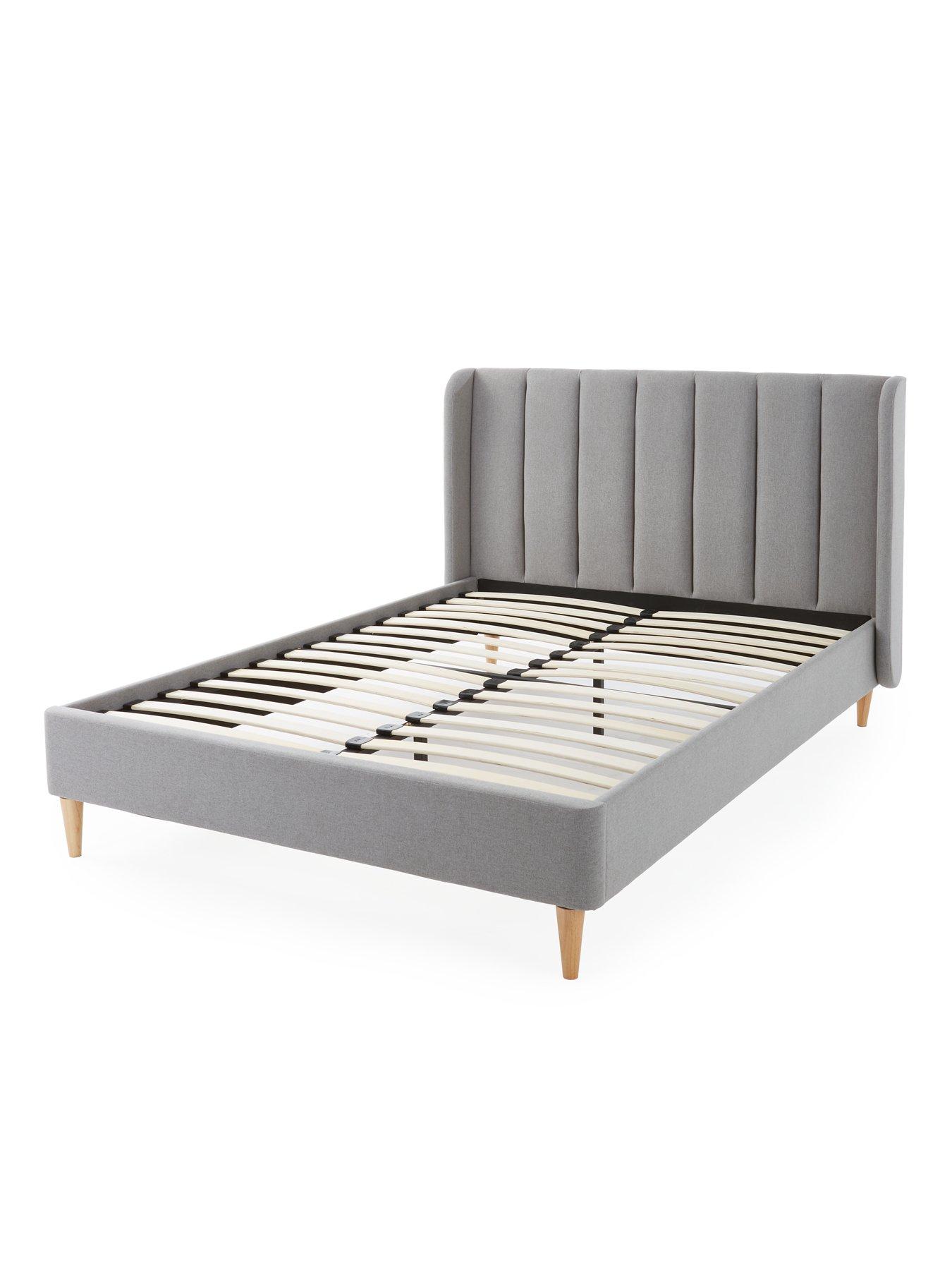 very-home-nook-fabric-bed-frame-with-mattress-options-buy-amp-savenbsp--fscreg-certifiedback