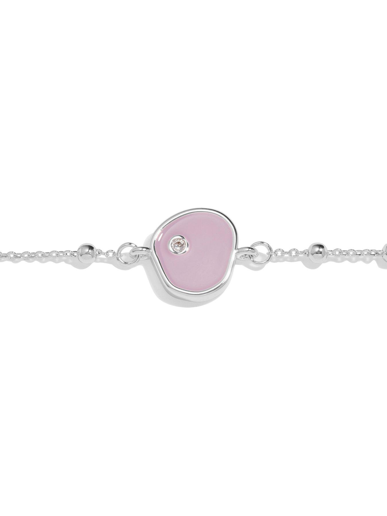 joma-jewellery-beau-lilac-enamel-silver-cz-bracelet-18cm-3cm-extenderstillFront