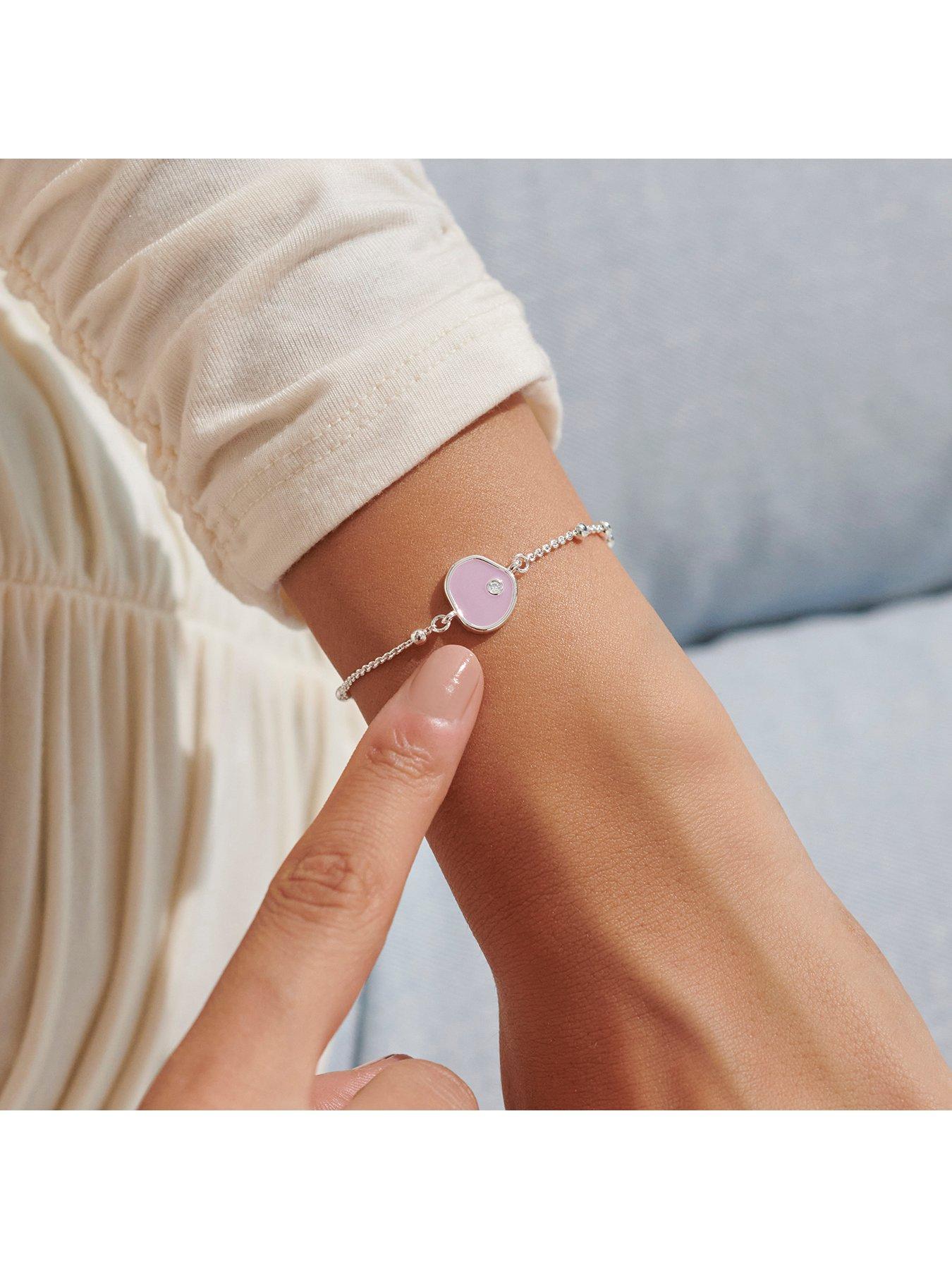 joma-jewellery-beau-lilac-enamel-silver-cz-bracelet-18cm-3cm-extenderback