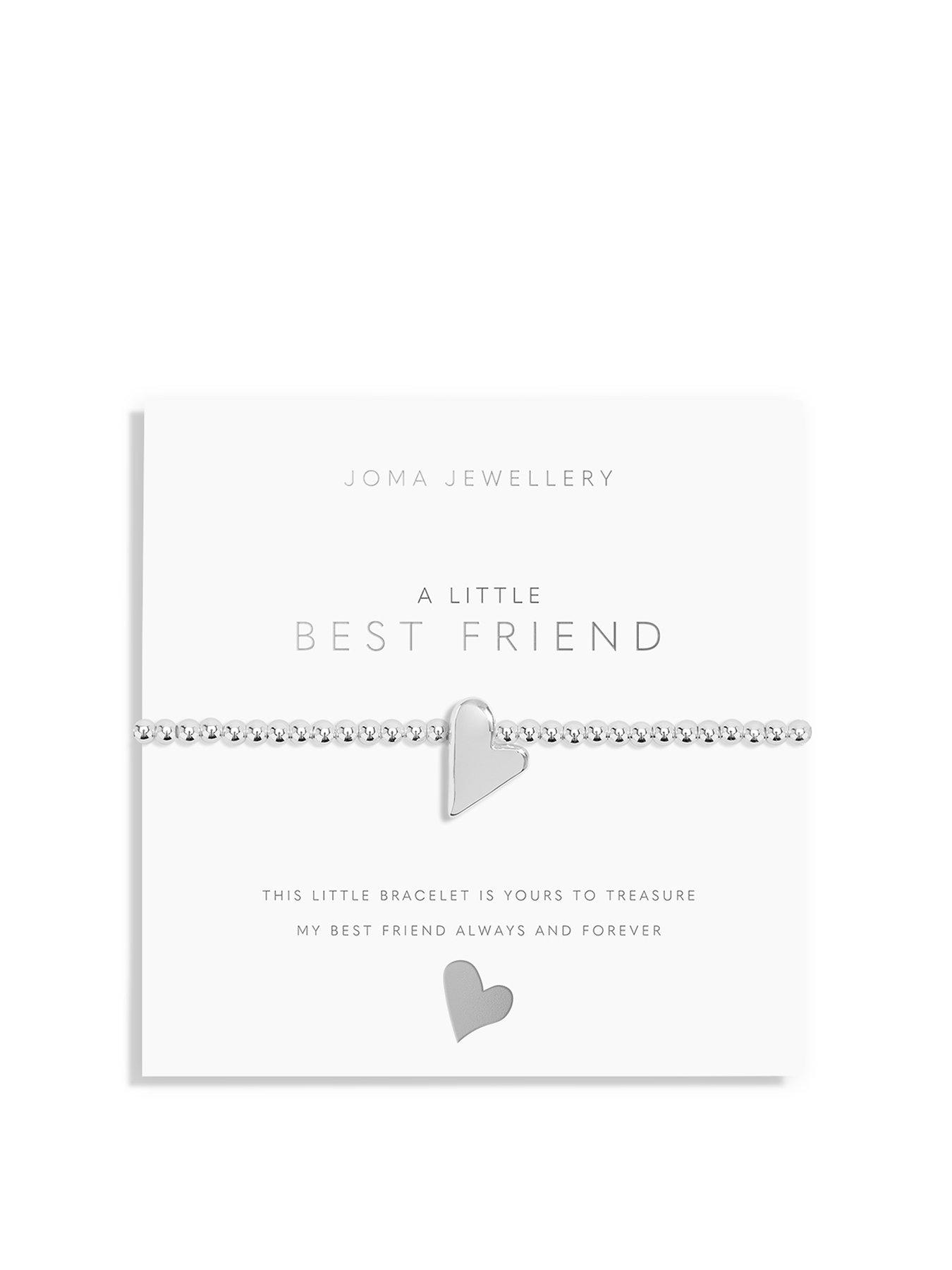 Joma Jewellery A Little Best Friend Bracelet In Silver Plating
