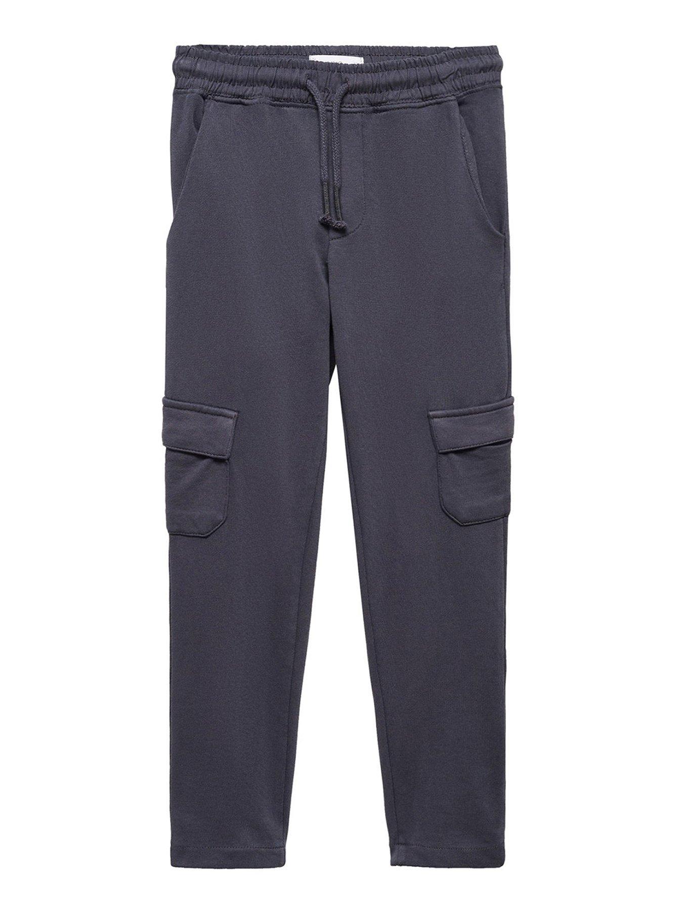 Boys dark grey joggers store
