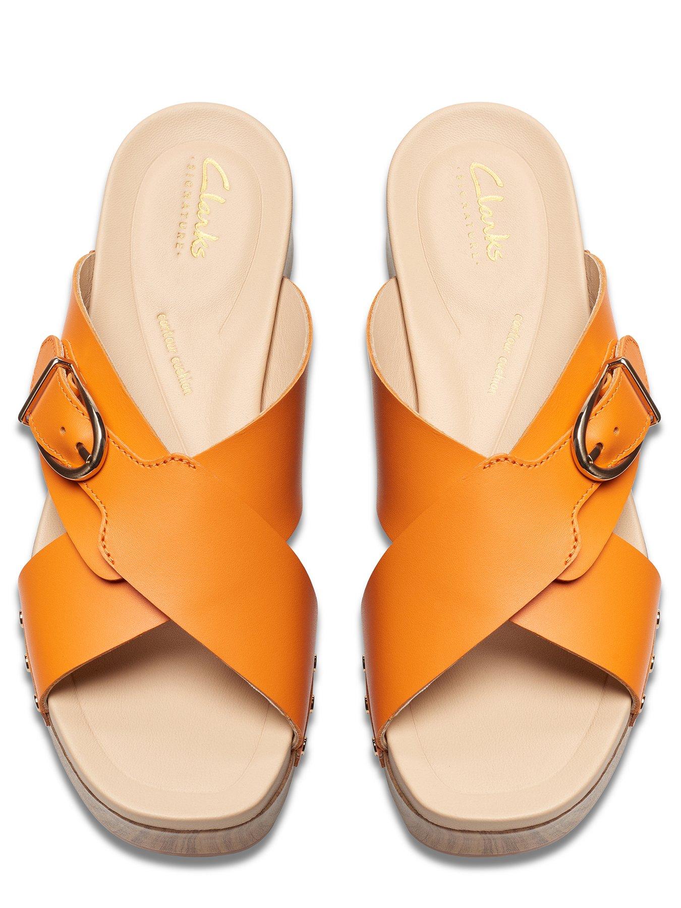 clarks-clarks-sivanne-walk-open-toe-leather-clogs-orangeoutfit