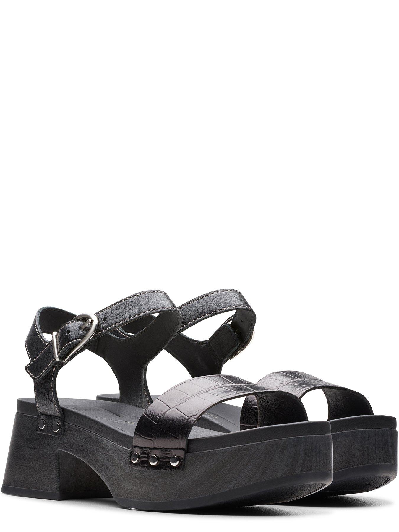 clarks-clarks-sivanne-bay-platform-mid-heel-sandals-blackstillFront