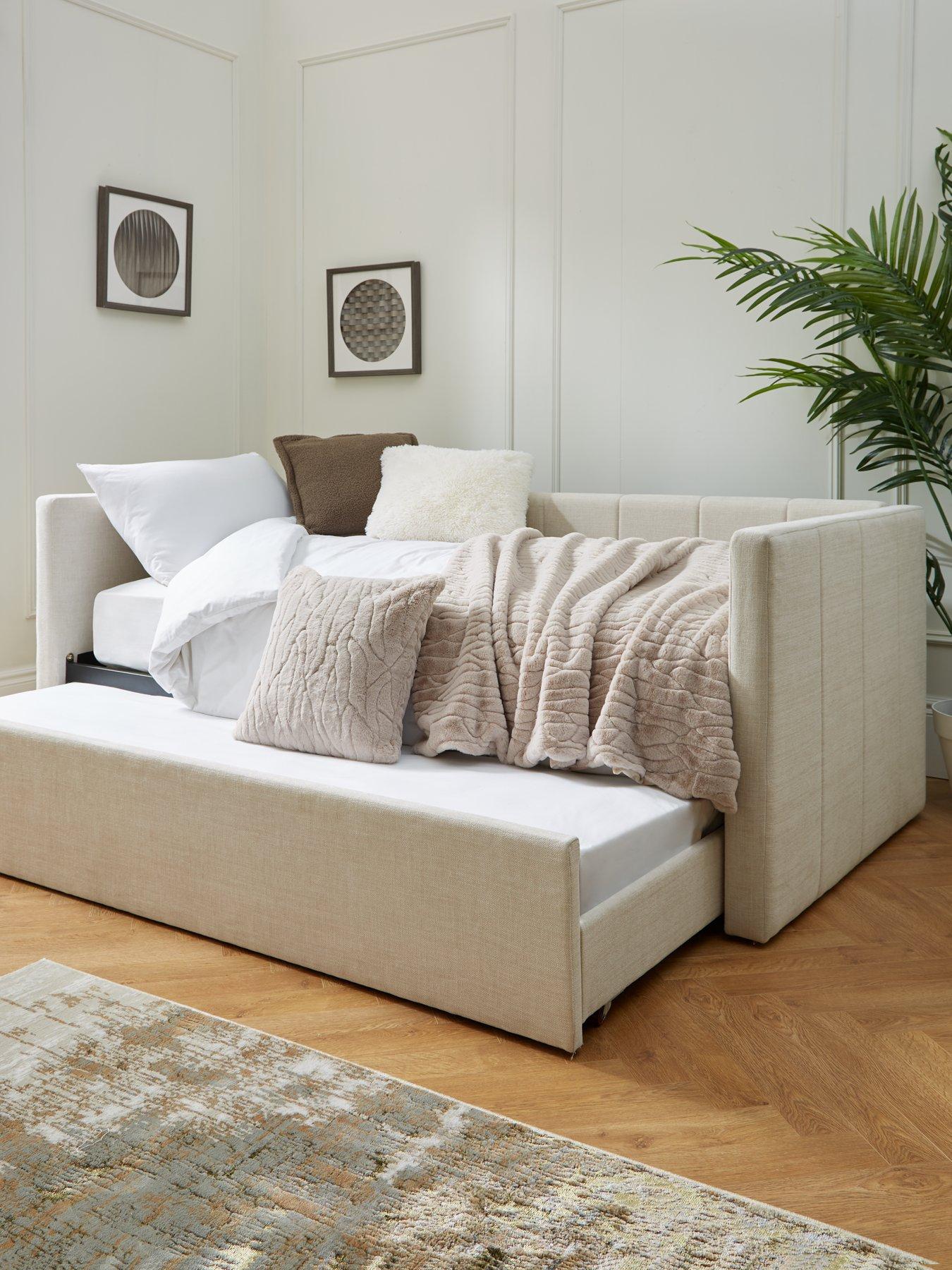 Very Home Newport Day Bed With Trundle with Mattress Options (Buy  &  SAVE!) - FSC Certified