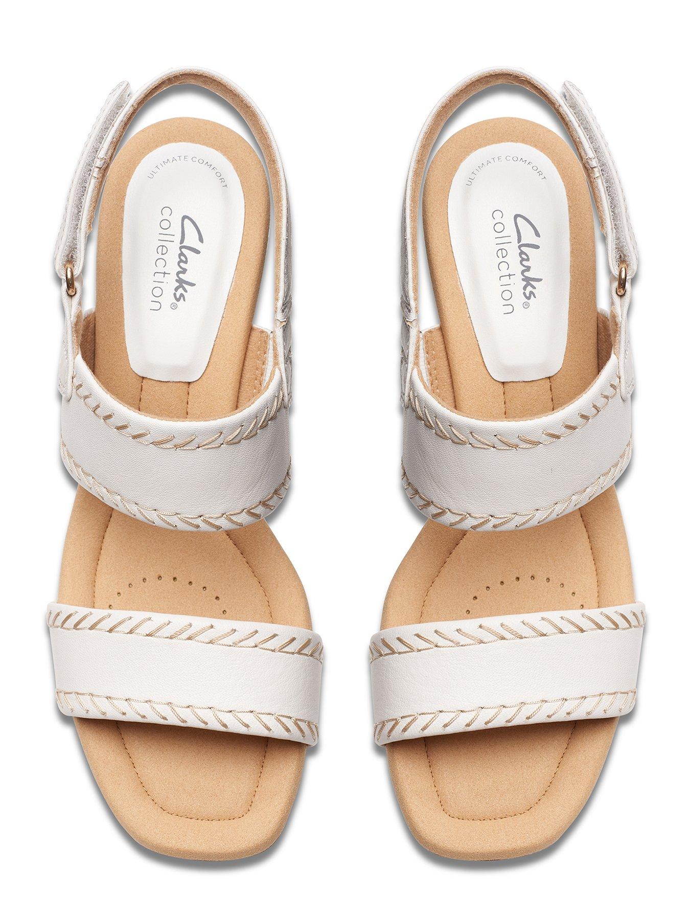 clarks-clarks-kyarra-rose-wide-fitting-leather-wedged-heel-sandals-whiteoutfit