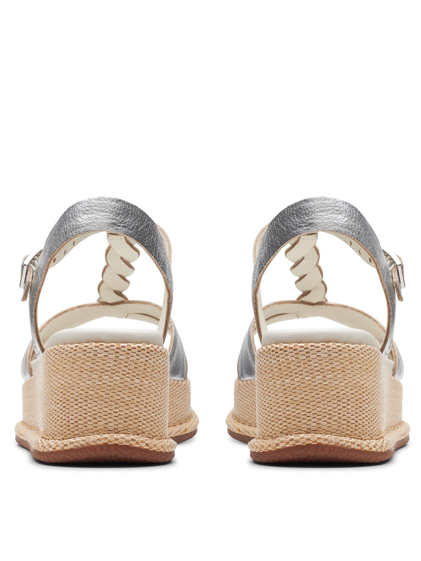 clarks-clarks-kimmei-twist-metallic-leather-wedged-sandals-silverback