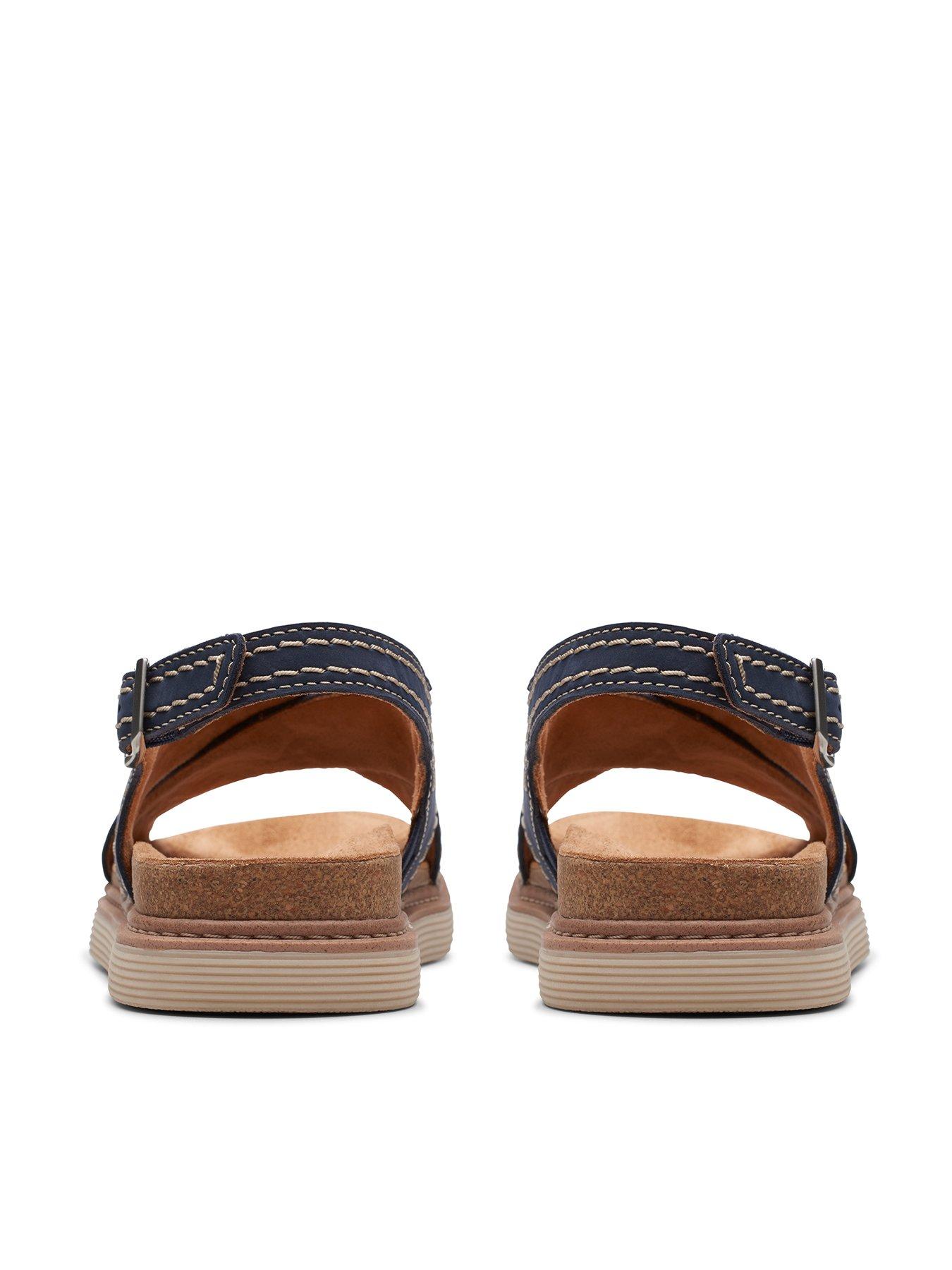 clarks-clarks-arwell-sling-wide-fitting-nubuck-cross-front-sandals-navyback