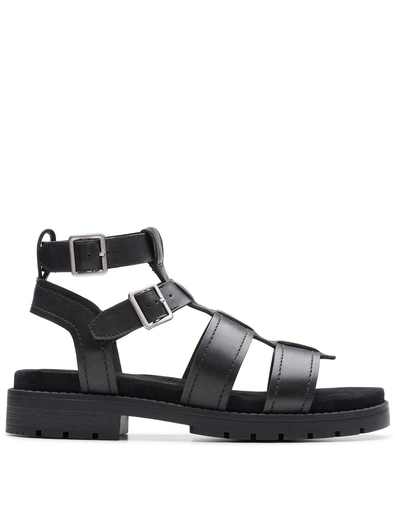 clarks-clarks-orinoco-cove-leather-gladiator-sandals-black