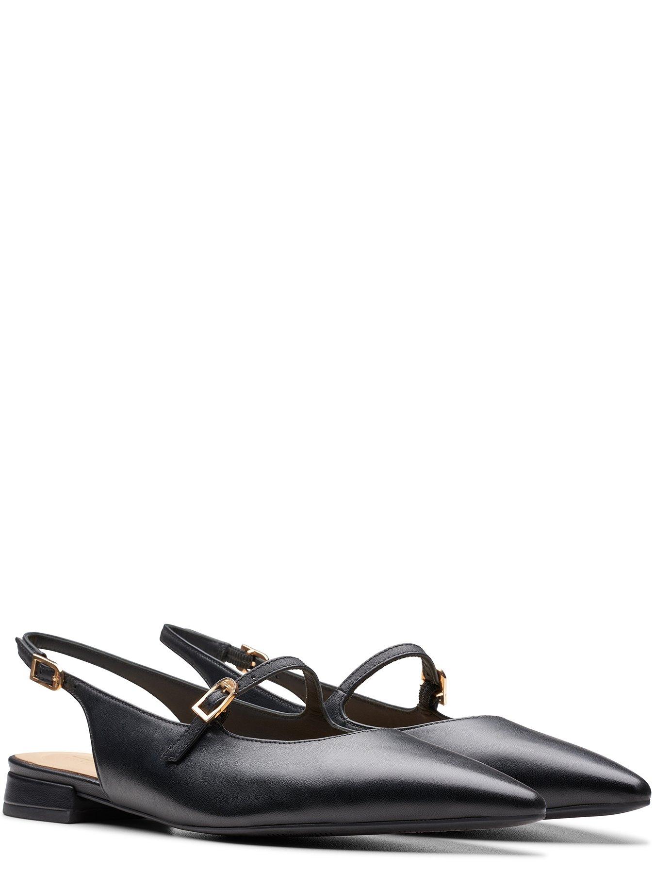 clarks-clarks-sensa-15-shine-sling-back-leather-pointed-ballerinas-blackstillFront