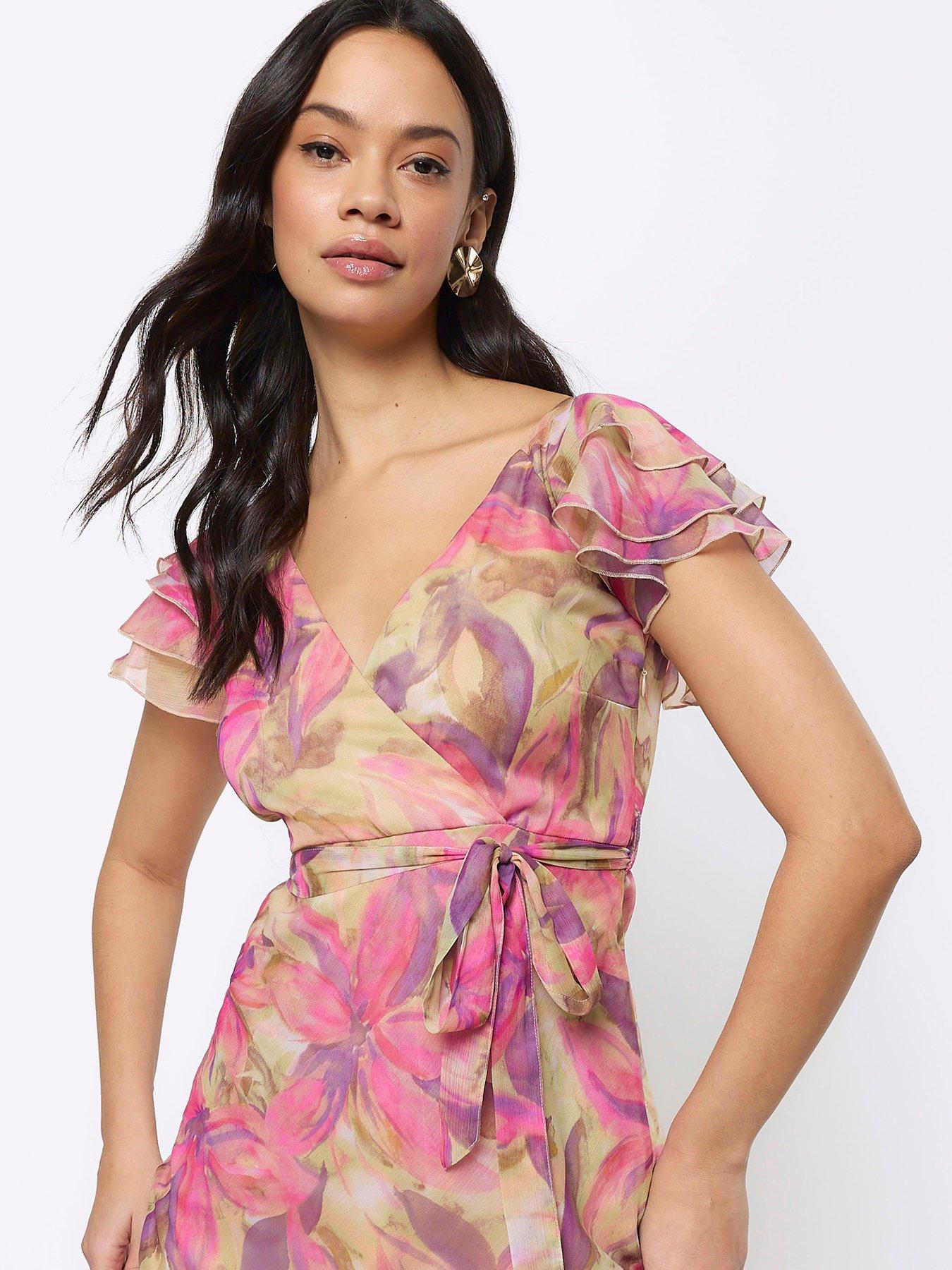 river-island-floral-maxi-shirt-dress-bright-pinkback