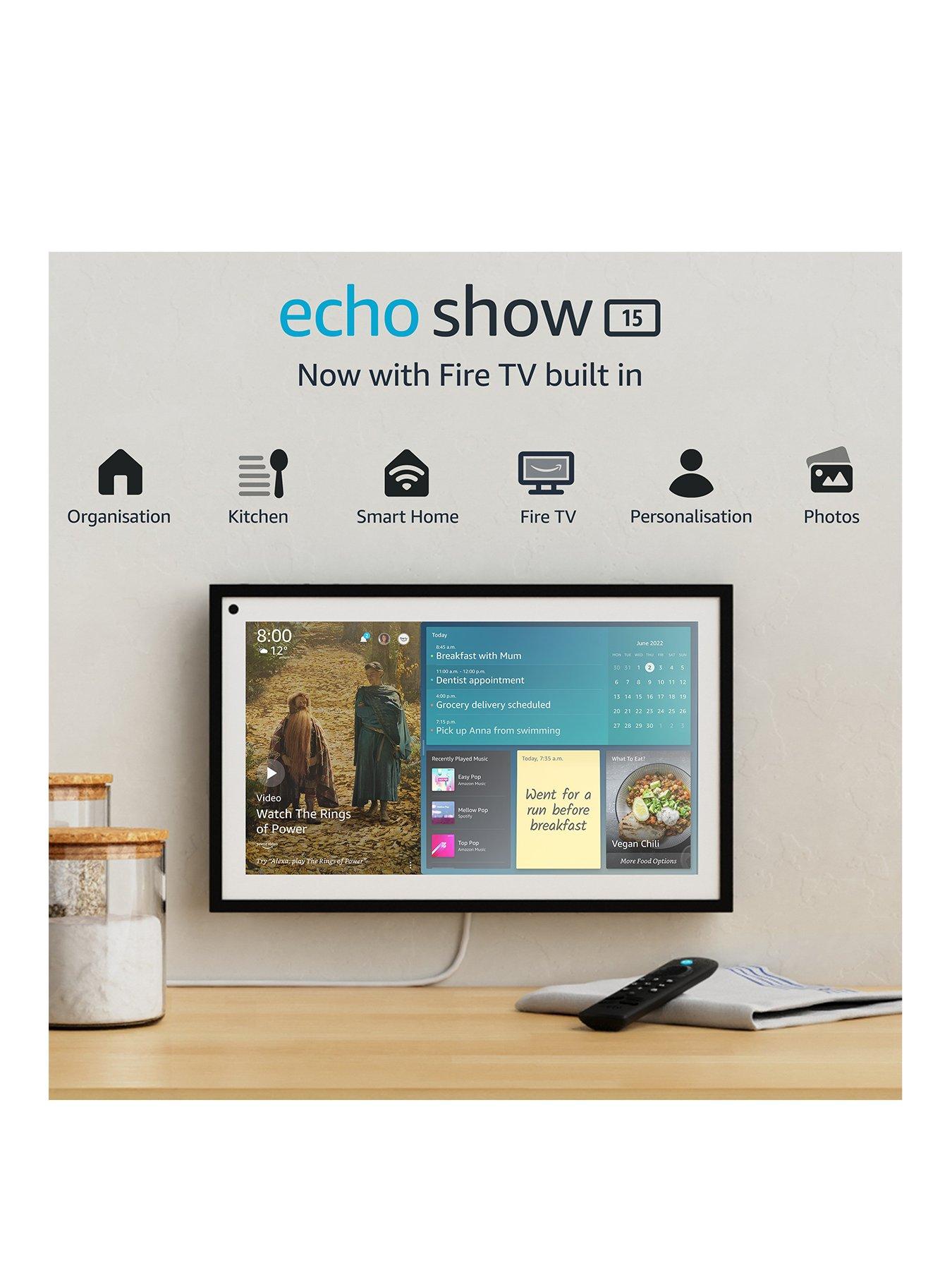 Amazon echo and sales smart tv