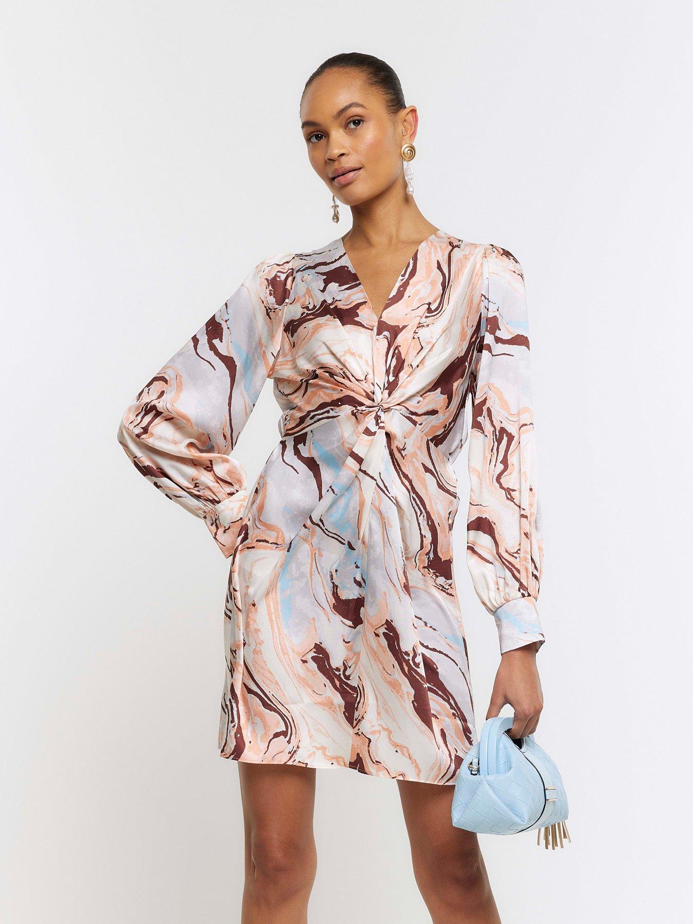 river-island-twist-front-mini-dress-light-pink