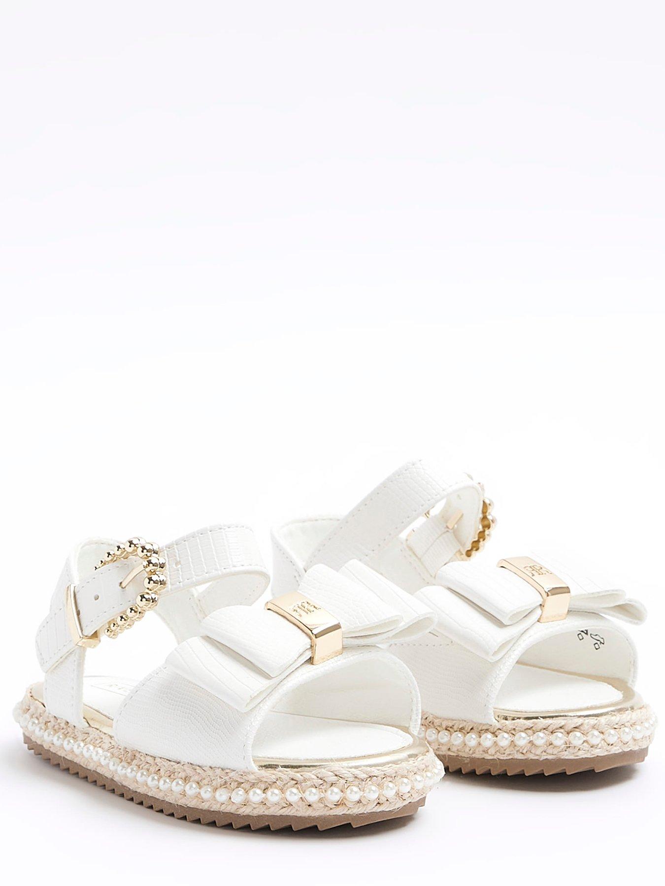 river-island-mini-mini-girls-pearl-trim-bow-sandals-whitestillFront