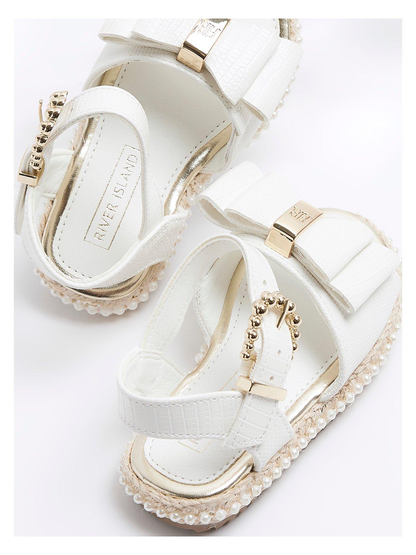 river-island-mini-mini-girls-pearl-trim-bow-sandals-whitedetail