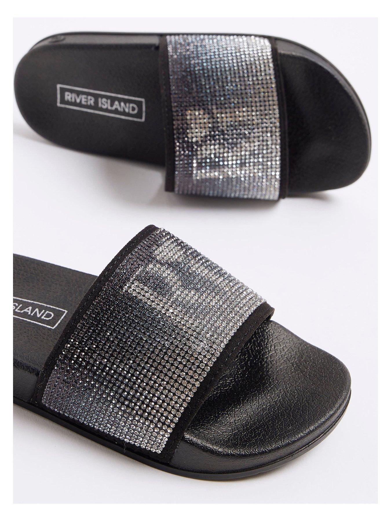 river-island-girls-ri-diamante-sliders-blackdetail