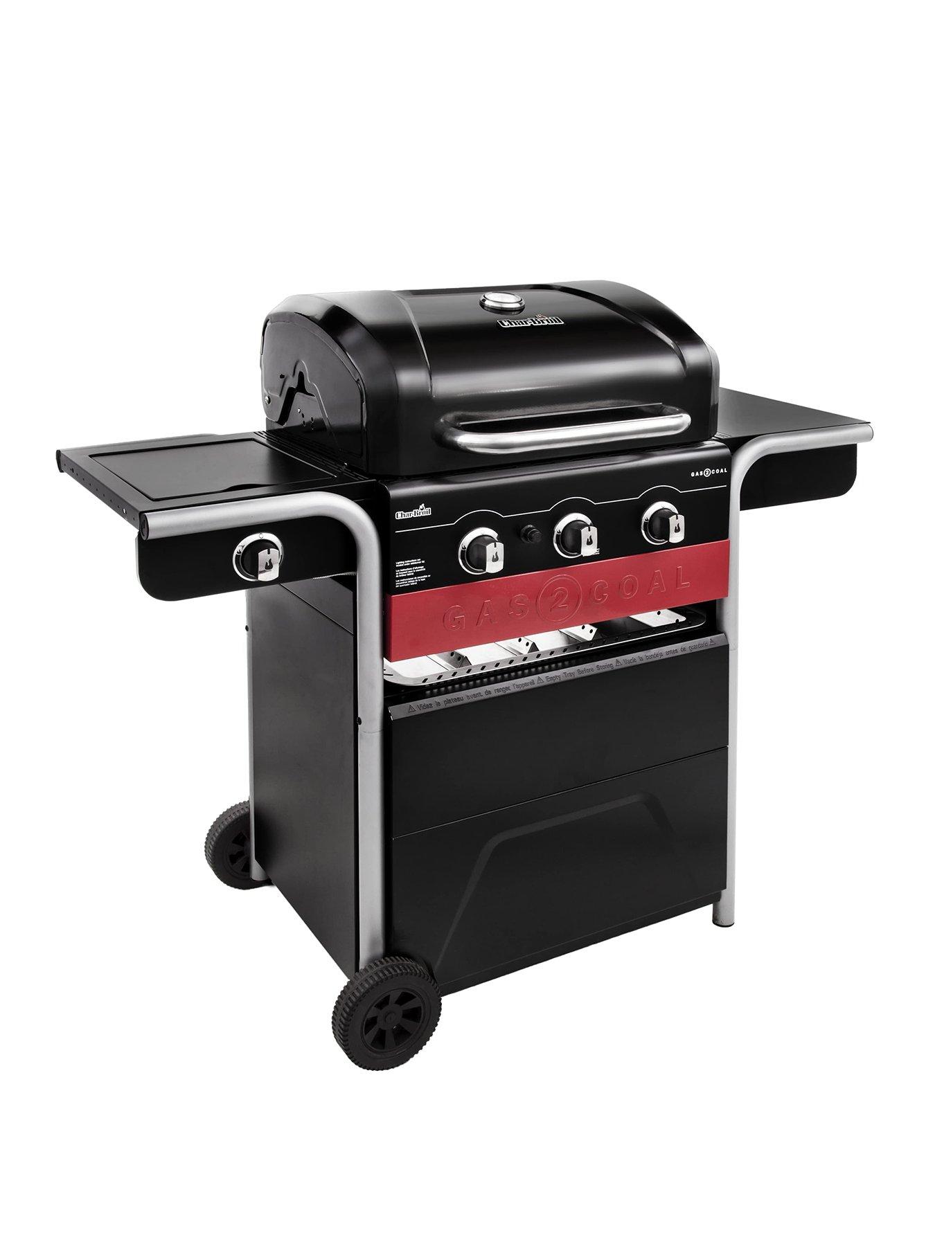 Image 1 of 7 of Char-Broil Gas2Coal 330 3-Burner Hybrid Grill
