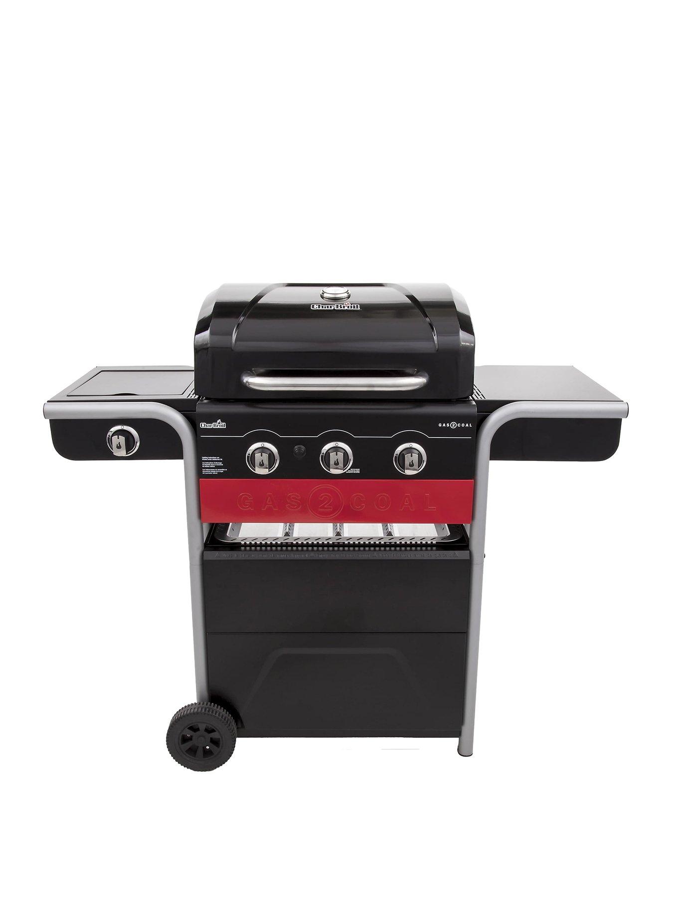 Image 2 of 7 of Char-Broil Gas2Coal 330 3-Burner Hybrid Grill