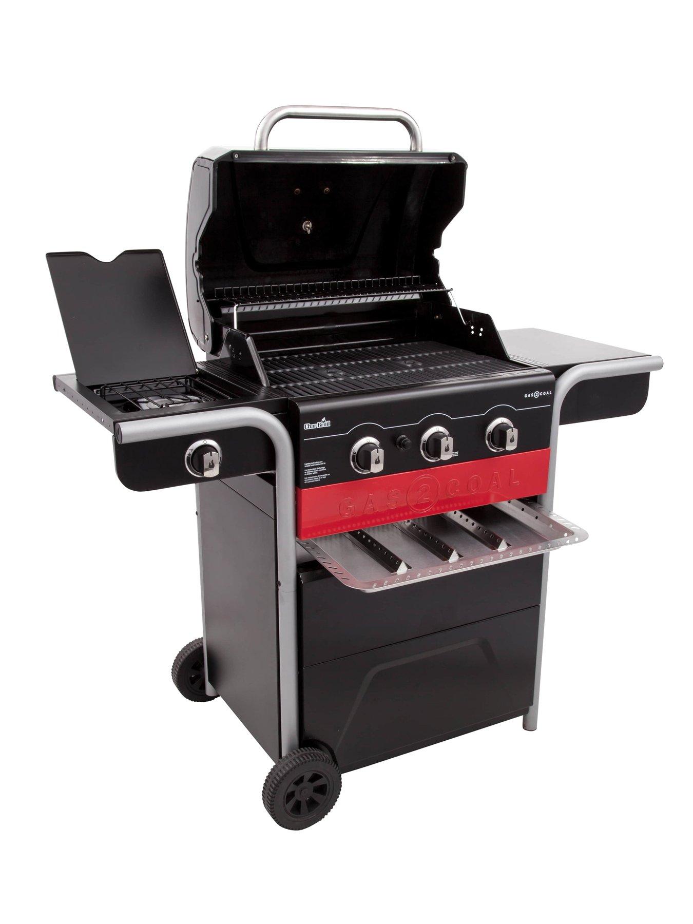 Image 3 of 7 of Char-Broil Gas2Coal 330 3-Burner Hybrid Grill
