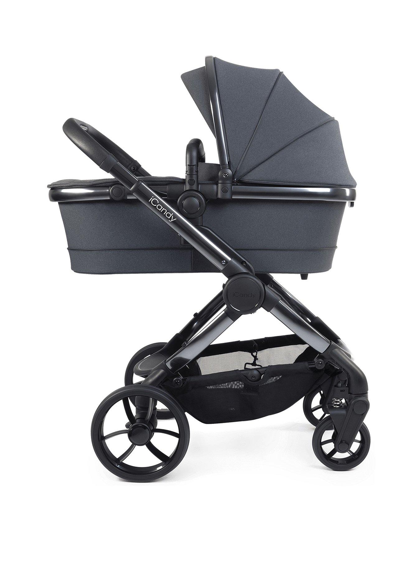 icandy-peach-7-travel-system-dark-greystillFront