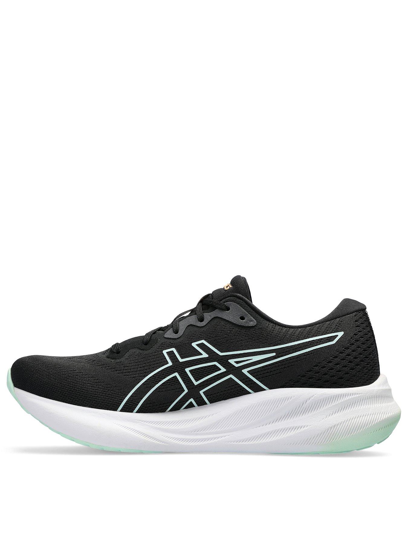 Asics black shop trainers for womens