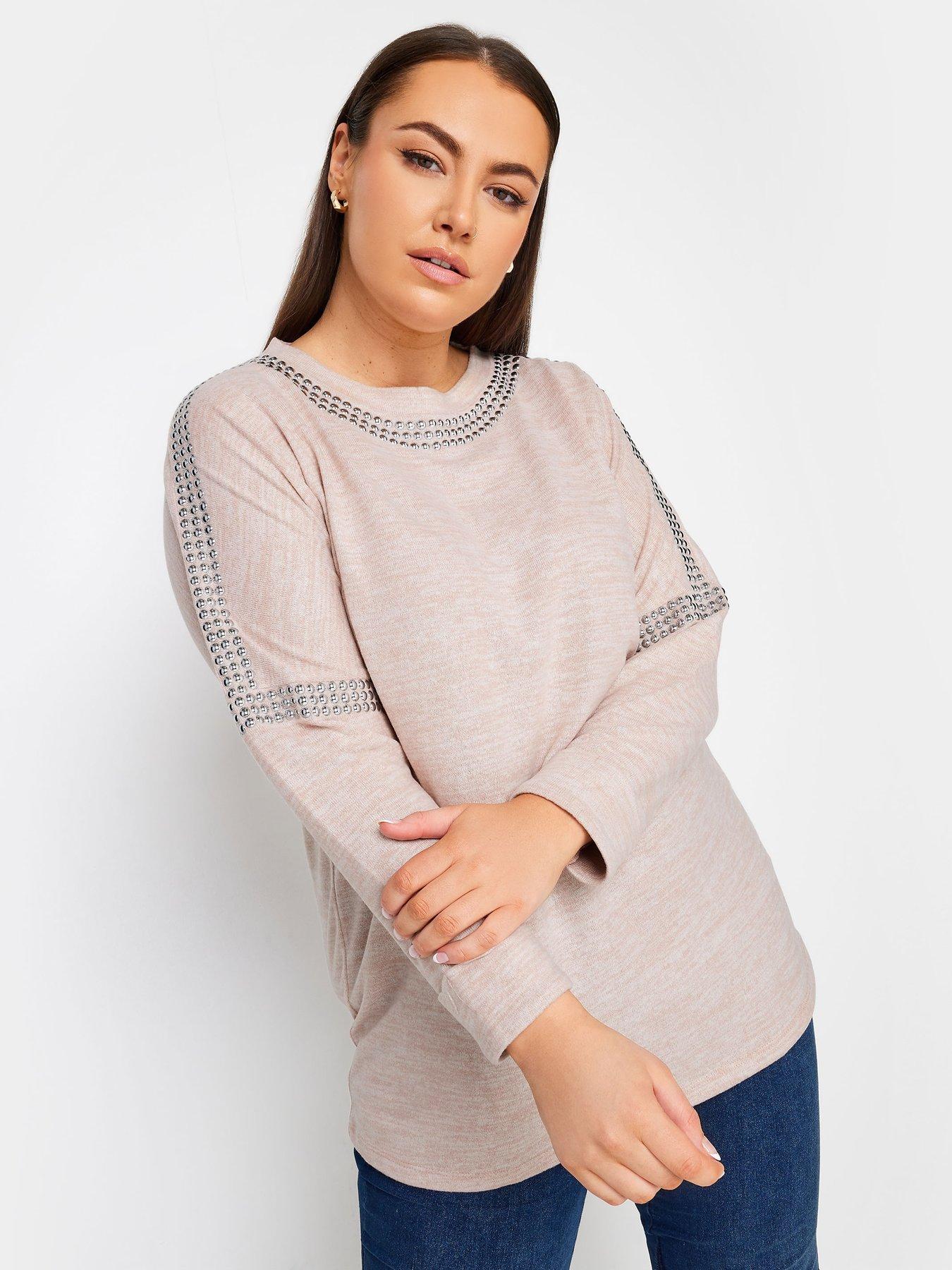 yours-studded-batwing-jumper--nbsppink