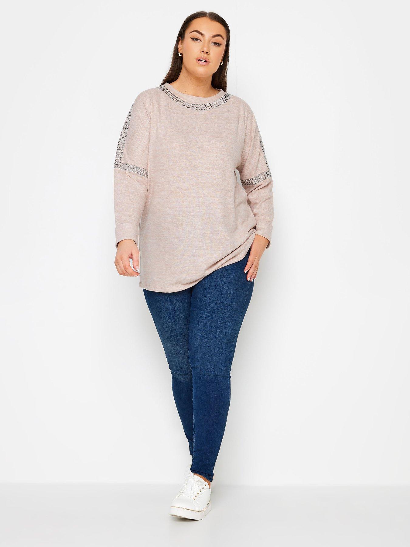 yours-studded-batwing-jumper--nbsppinkback