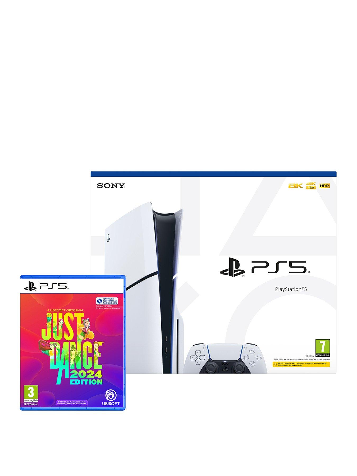 Image 1 of 8 of PlayStation 5 <p>Disc Console&nbsp;&amp; Just Dance 2024 (Code in Box)</p>