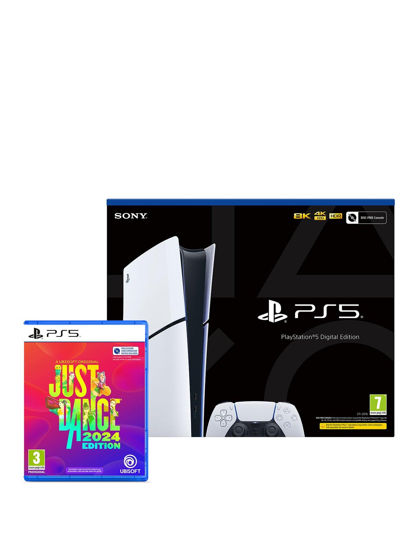 Image 1 of 8 of PlayStation 5 Digital Edition&nbsp;&amp; Just Dance 2024 (Code in Box)