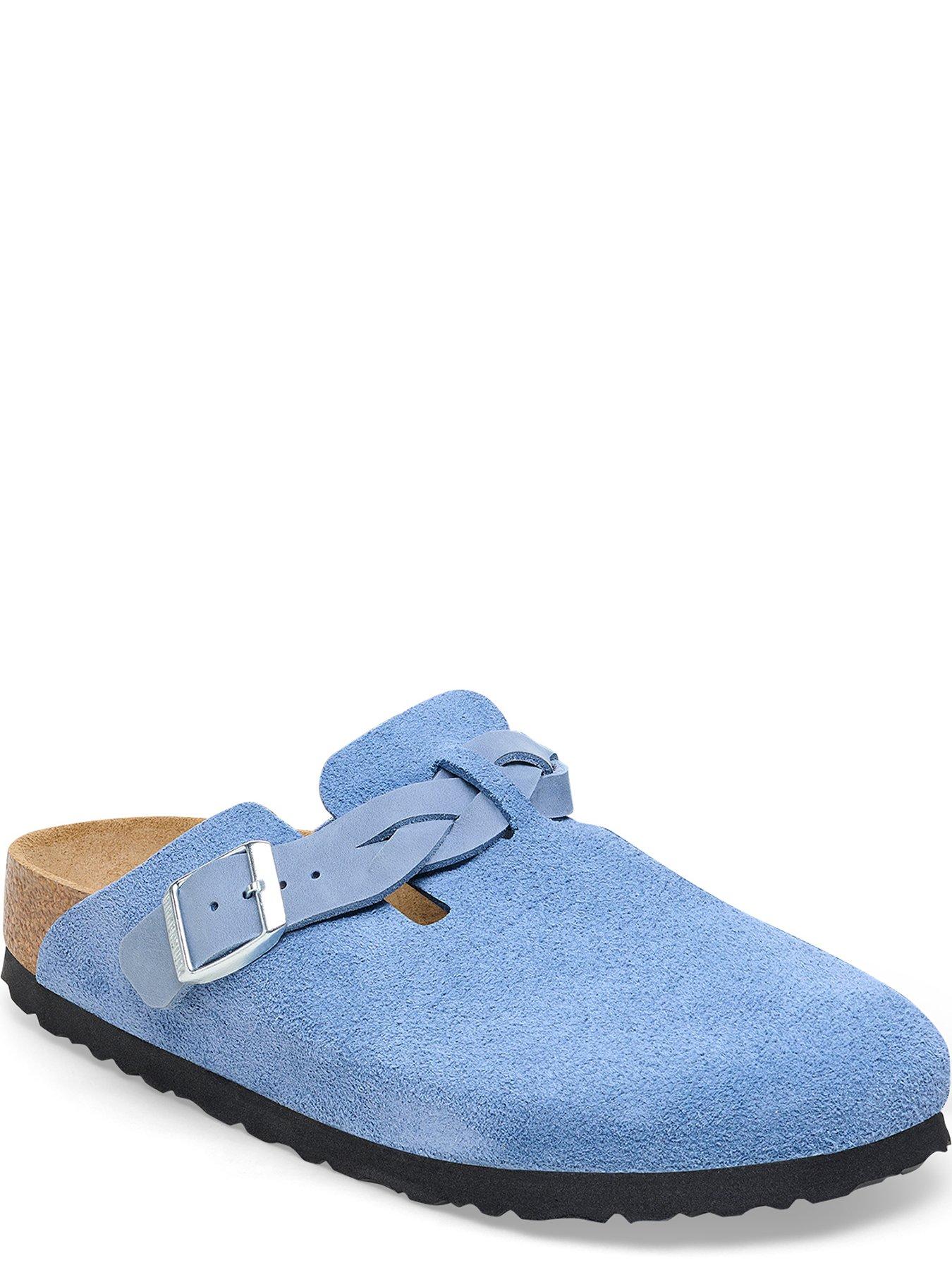 birkenstock-boston-braided-suede-clogs-elemental-bluestillFront