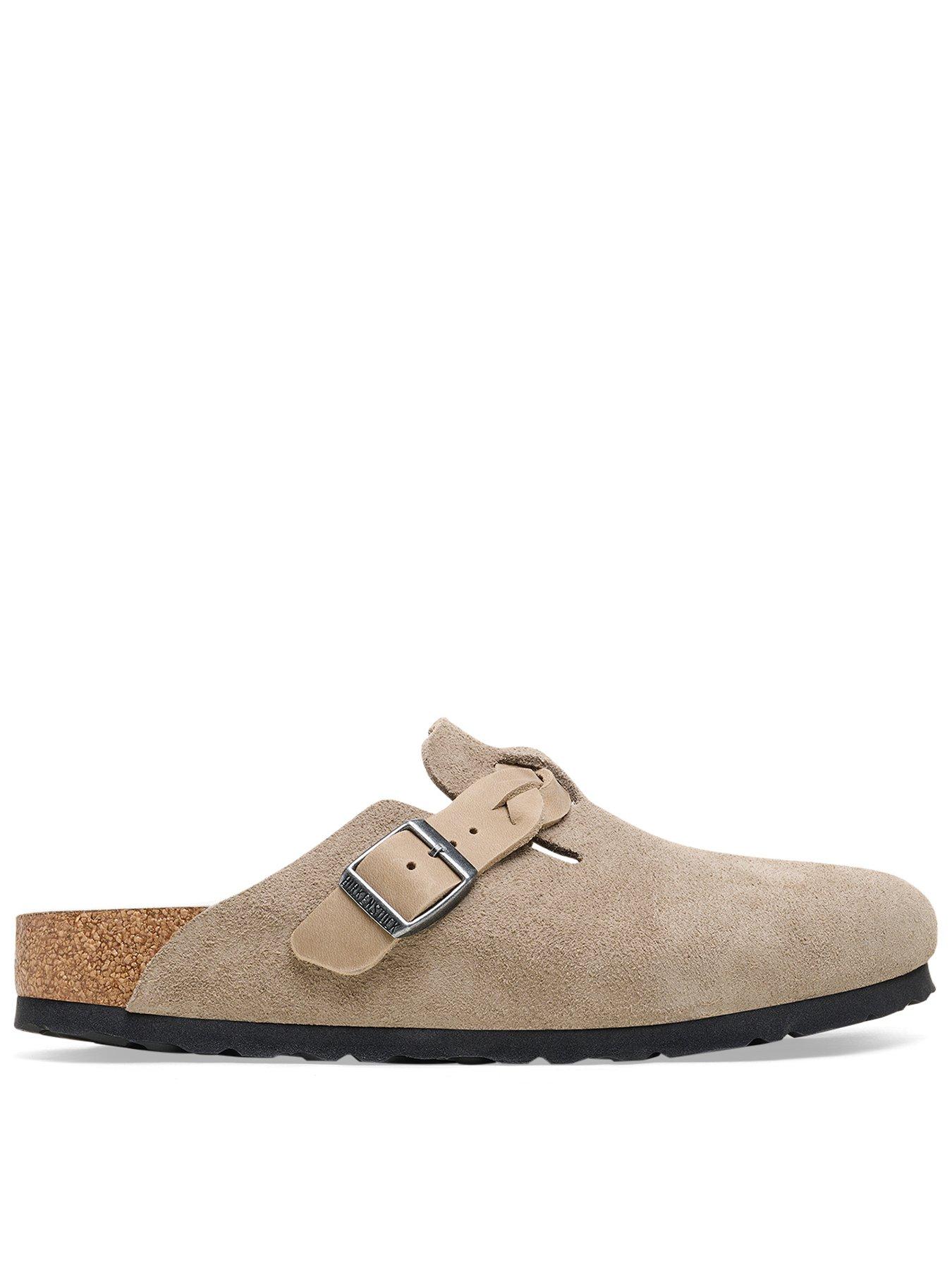 birkenstock-boston-braided-suede-clogs-taupe