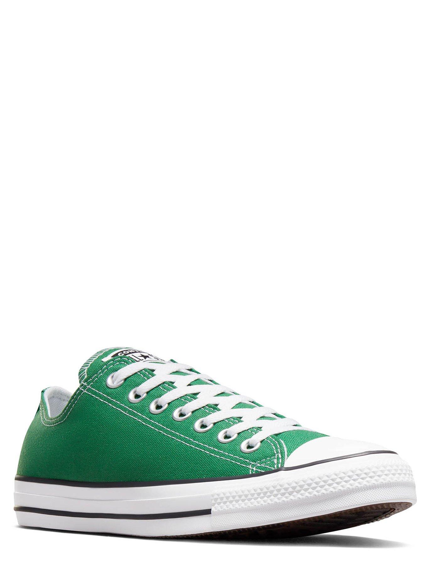 converse-mens-ox-trainers-bright-greenstillFront