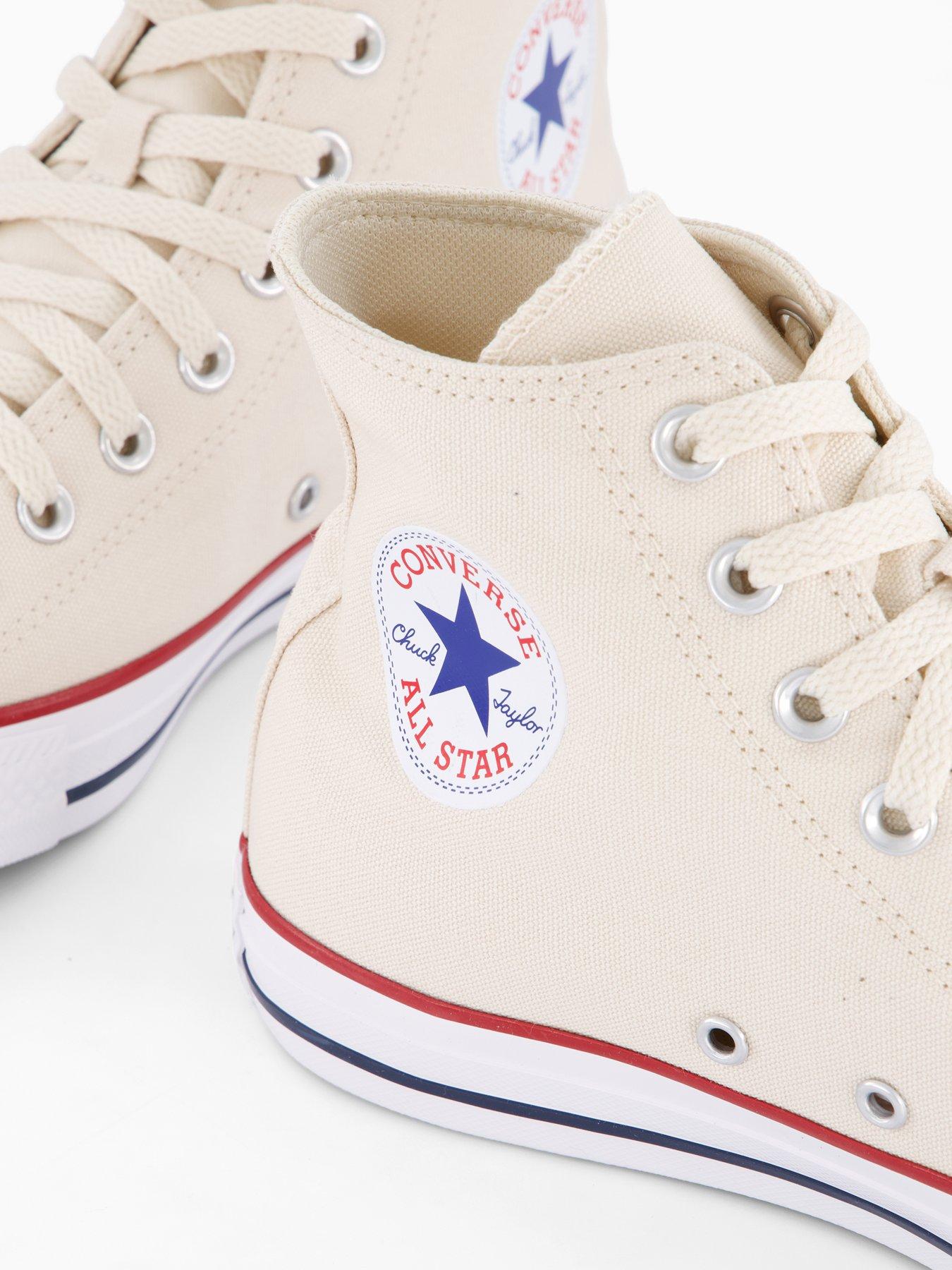 Image 5 of 7 of Converse Unisex Hi Top Trainers - Off White