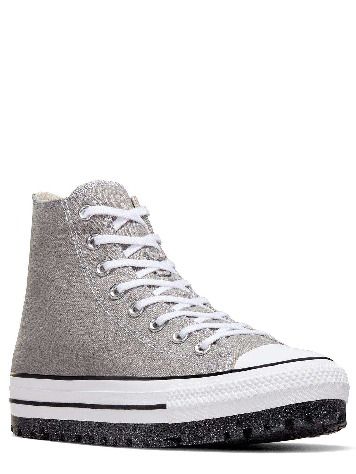 Converse Mens City Trek Hi Trainers Light Grey Very Ireland